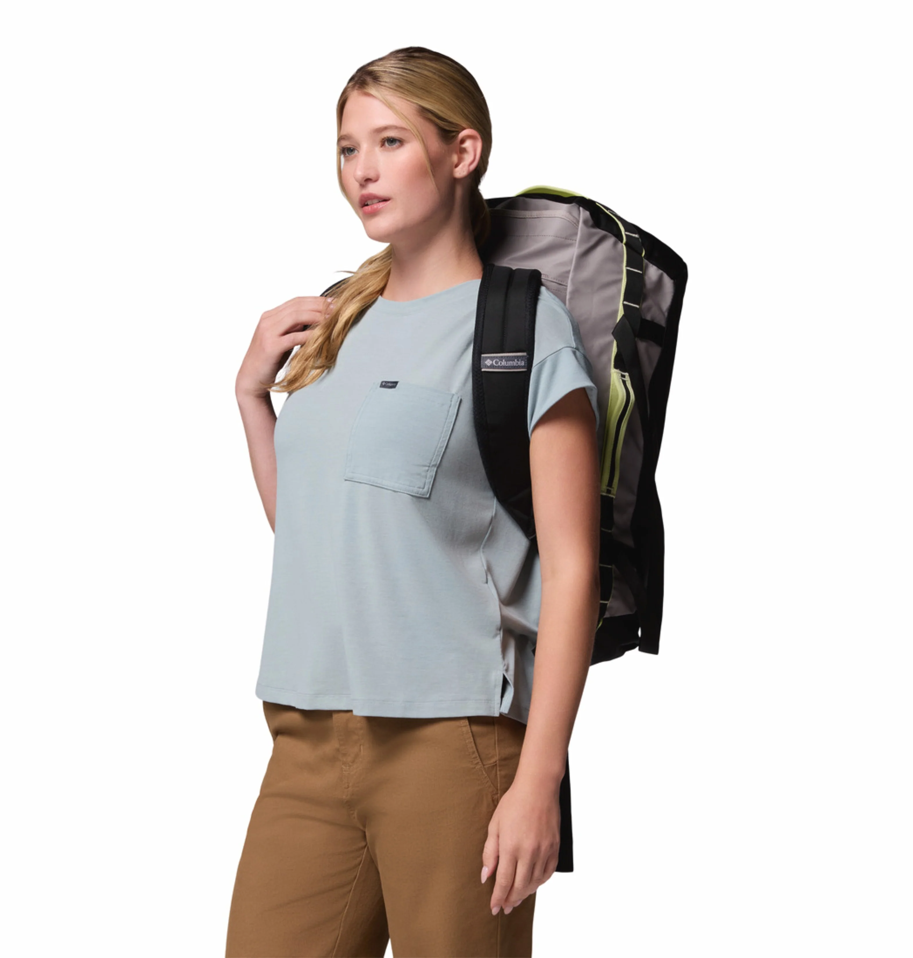 Columbia Unisex Light Grey Landroamer 40L Duffel Bag - Image 7