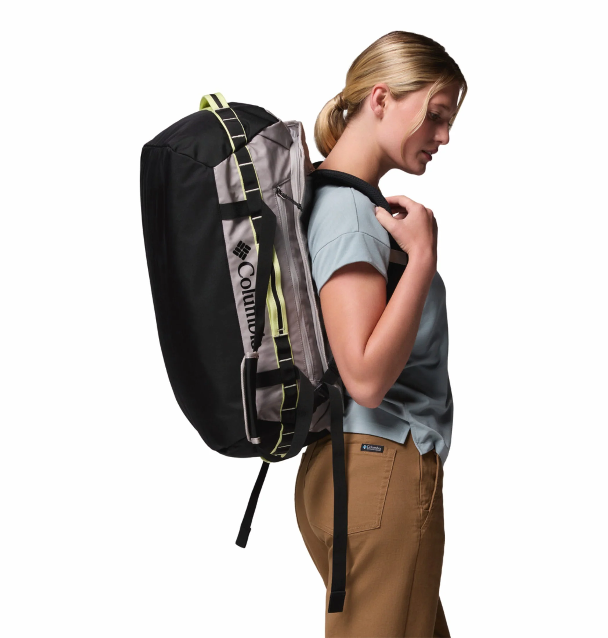 Columbia Unisex Light Grey Landroamer 40L Duffel Bag - Image 8