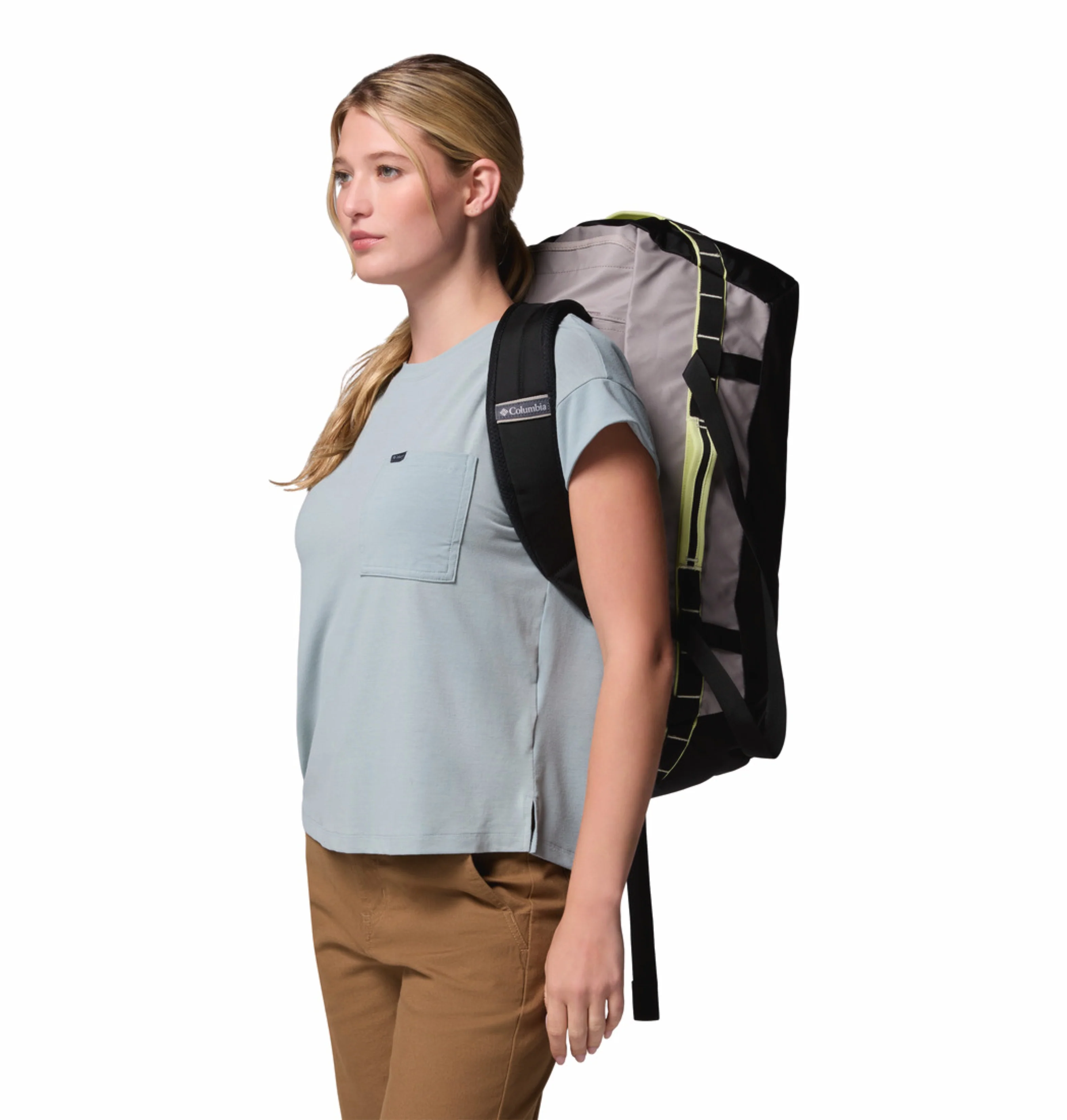 Columbia Unisex Light Grey Landroamer 40L Duffel Bag - Image 9
