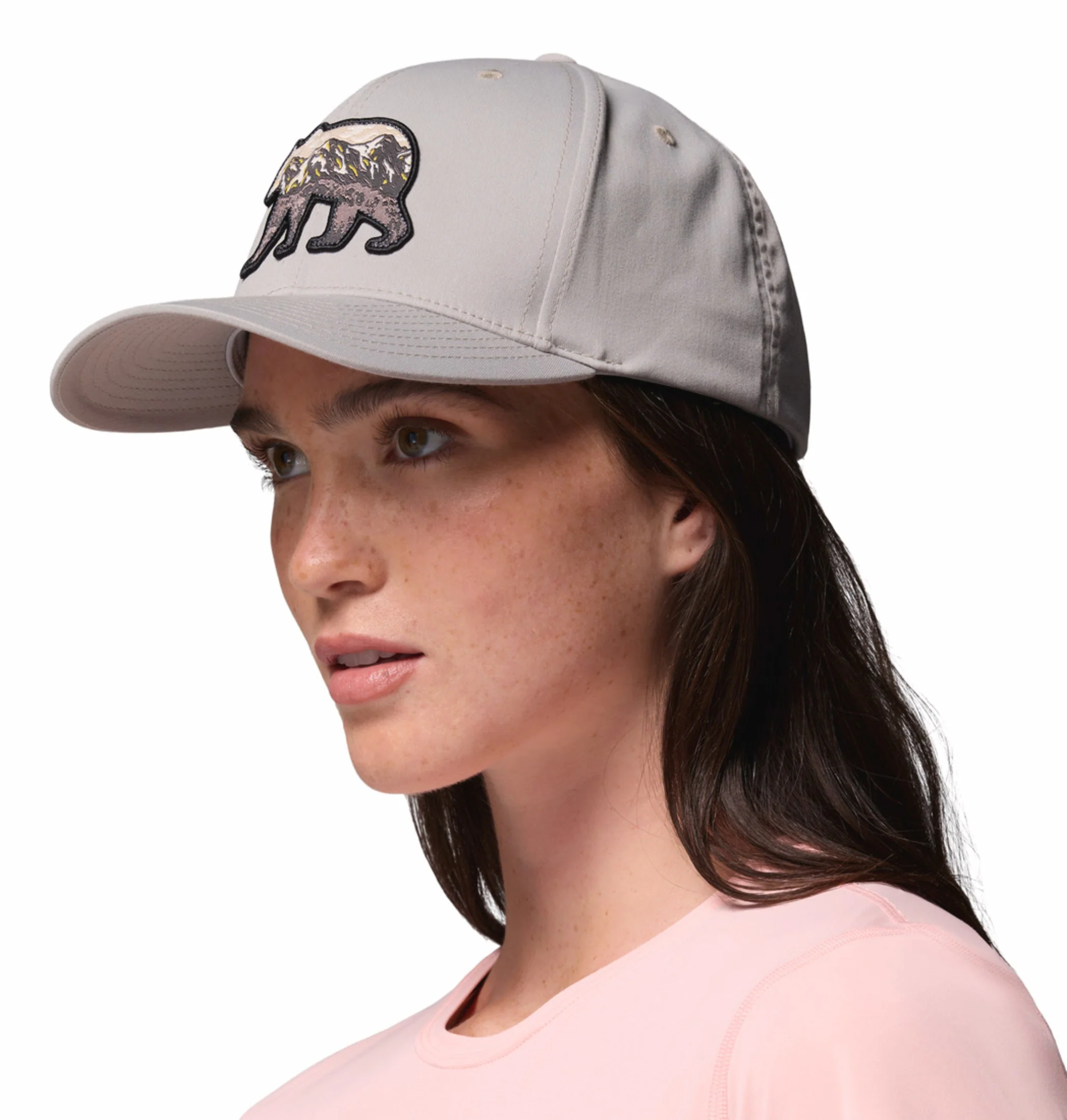 Columbia Unisex Light Grey Lost Lager 3D Stretch Snap Back Cap - Image 5
