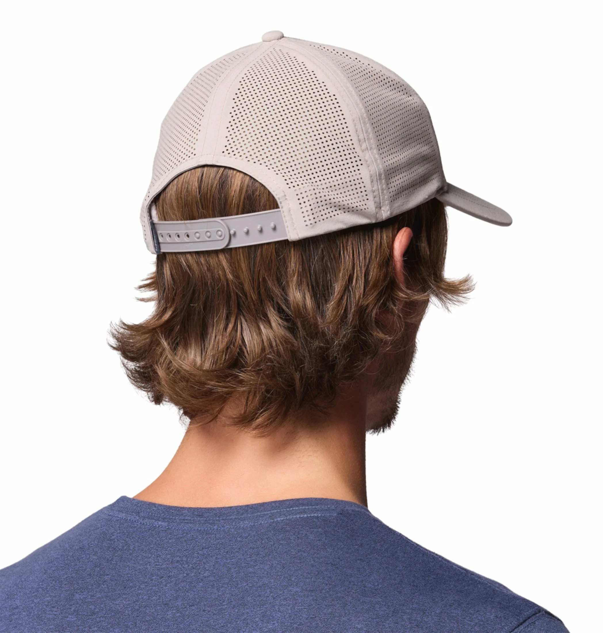Columbia Unisex Light Grey Omni-Shield Mountaincap II 3D Stretch Snap Back Cap - Image 4