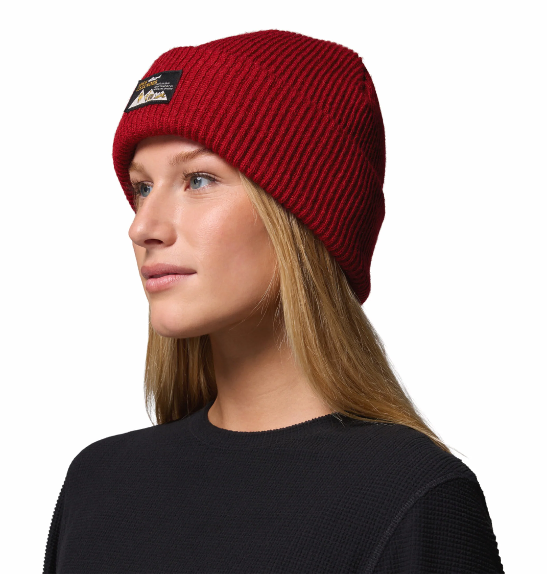 Columbia Unisex Maroon  Provisions Cuffed Beanie - Image 6