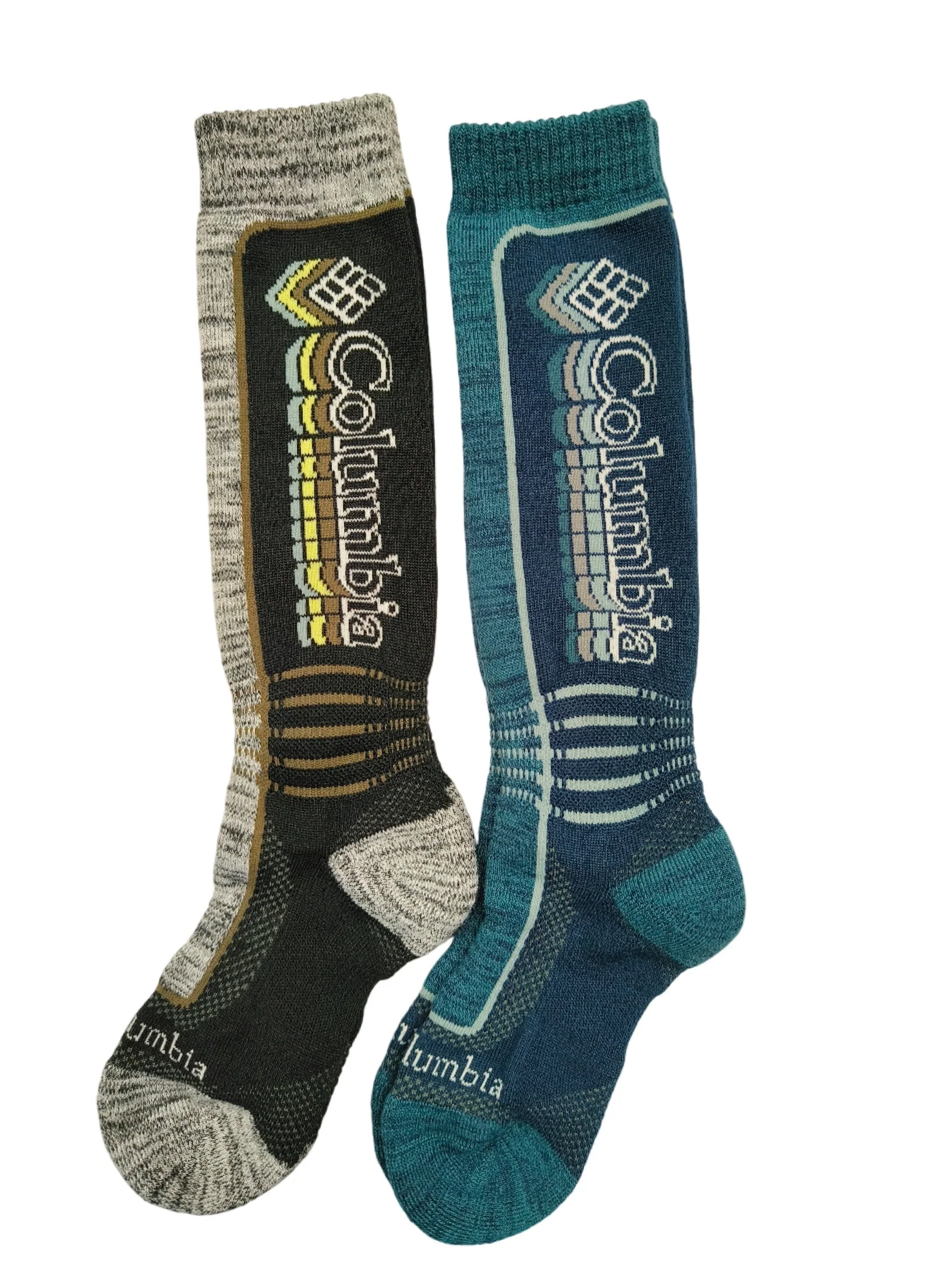 Columbia Unisex Multi Thermolite Ecomade Otc Ski Socks - Pack of 2 - Image 4