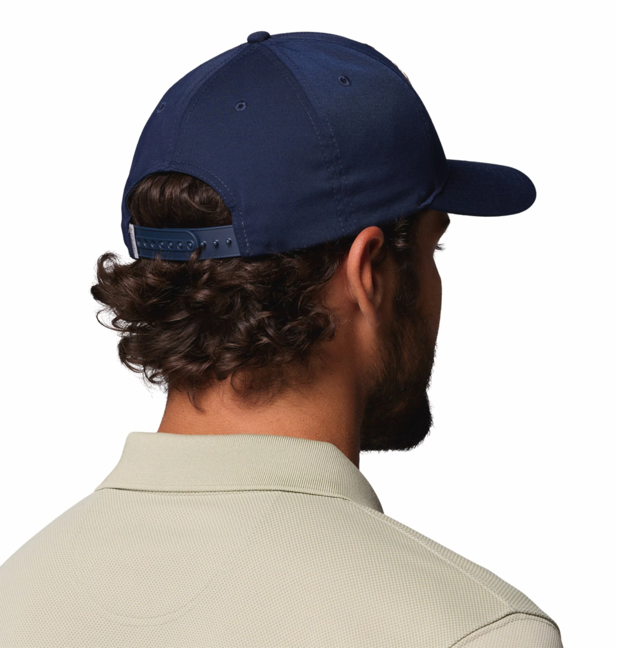 Columbia Unisex Navy Blue Lost Lager 3D Stretch Snap Back Cap - Image 4