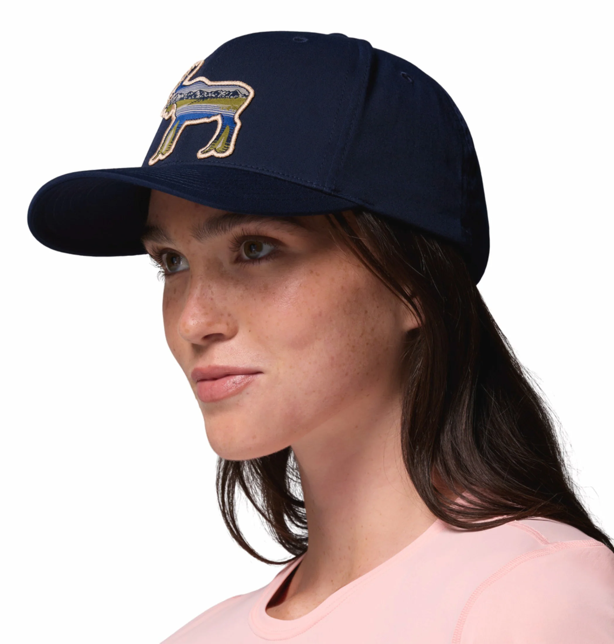 Columbia Unisex Navy Blue Lost Lager 3D Stretch Snap Back Cap - Image 6