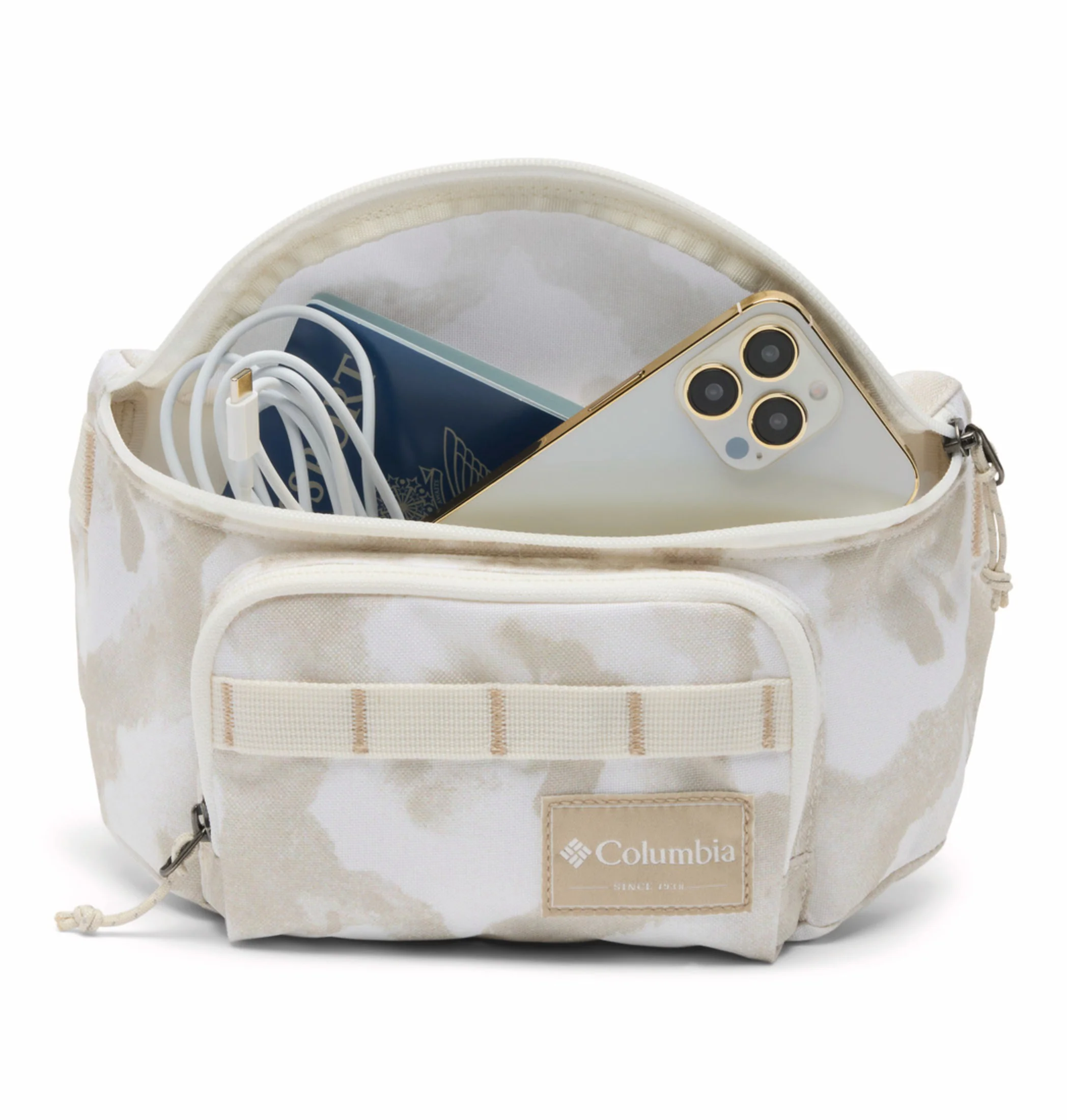 Columbia Unisex Off- White Zigzag II Hip Pack - Image 9
