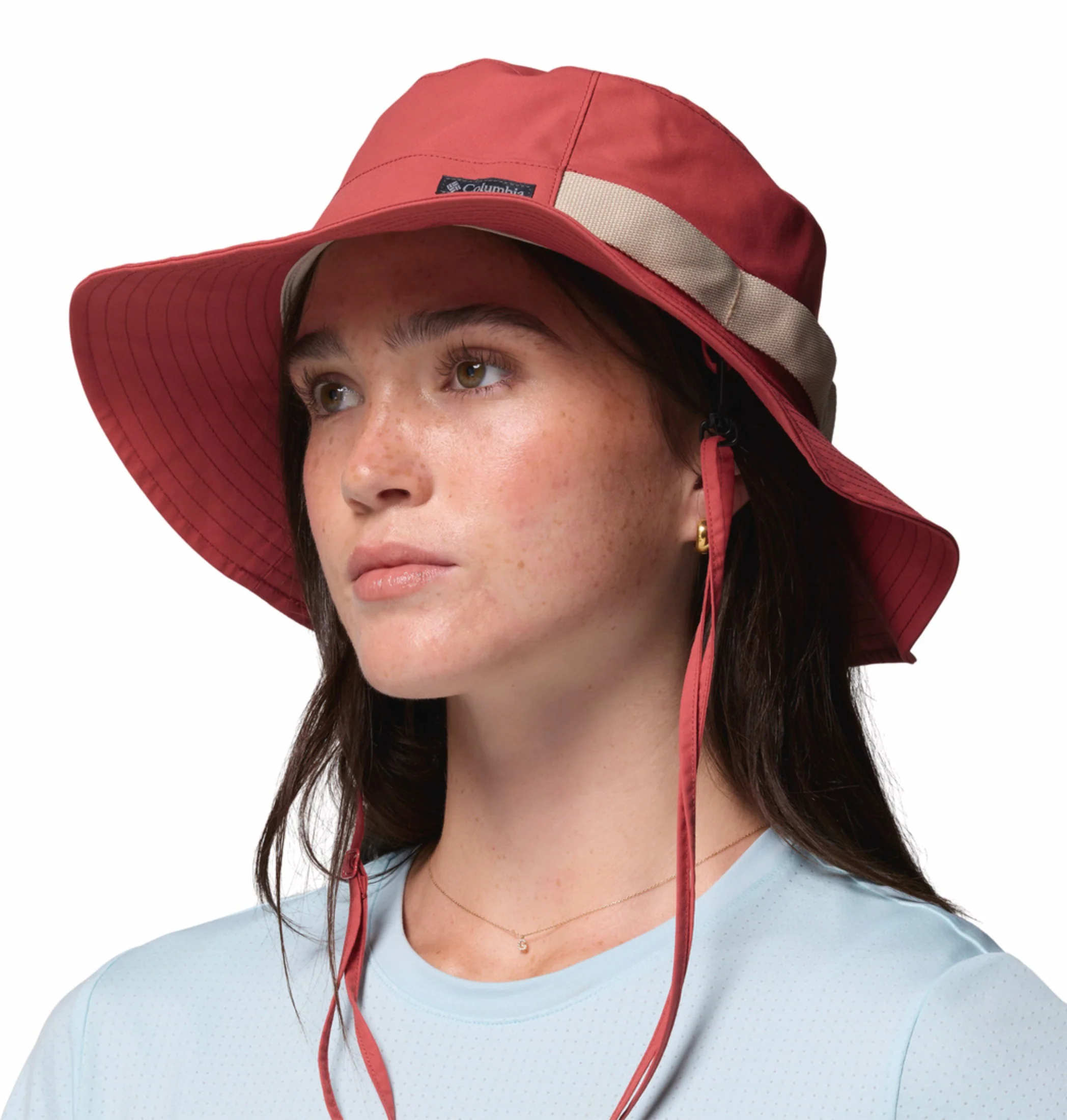 Columbia Unisex Pink Omni-Freeze Packable Bucket Hat - Image 5