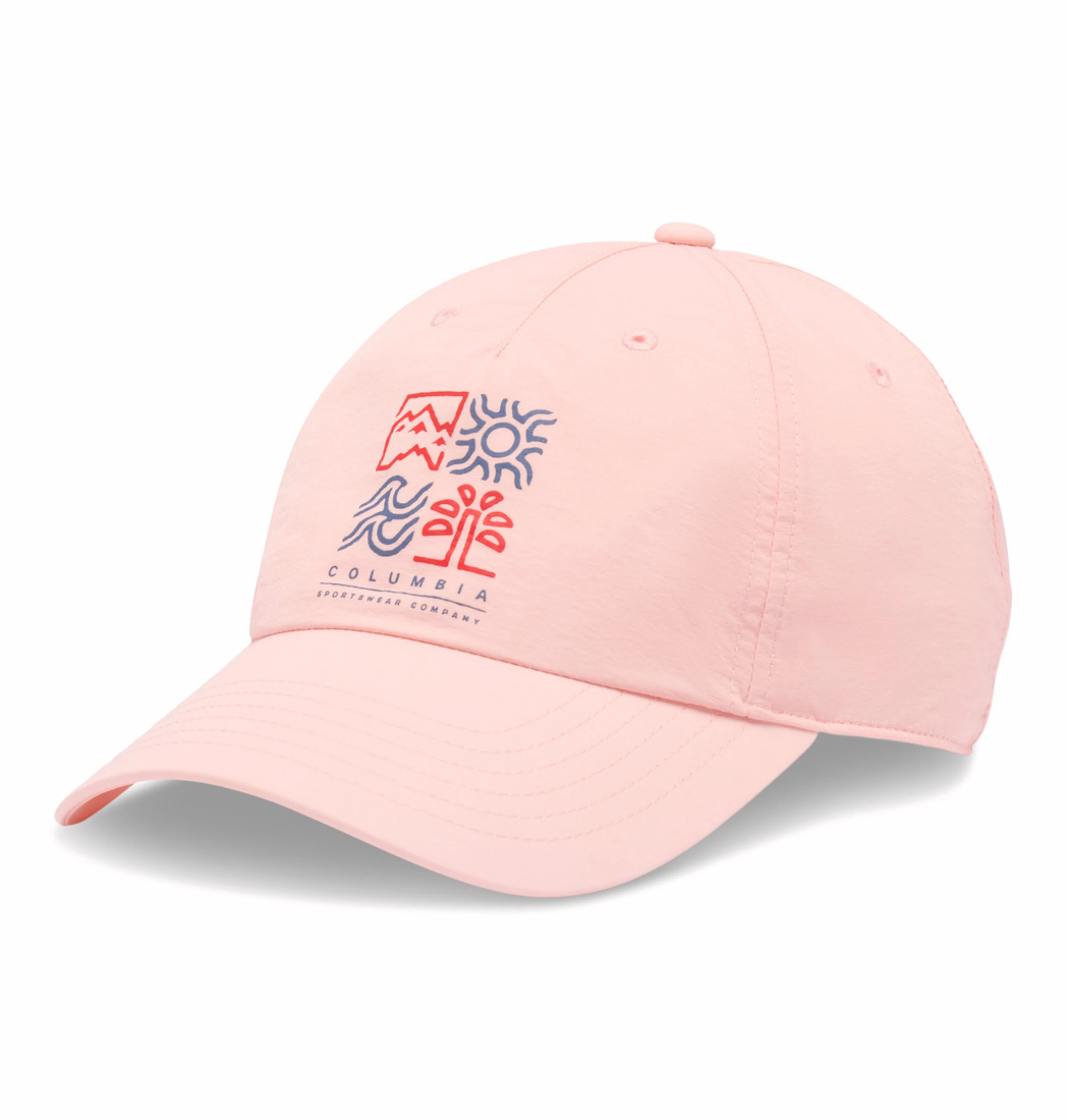 Columbia Unisex Pink Omni-Shade Spring Canyon II Ball Cap - Image 5