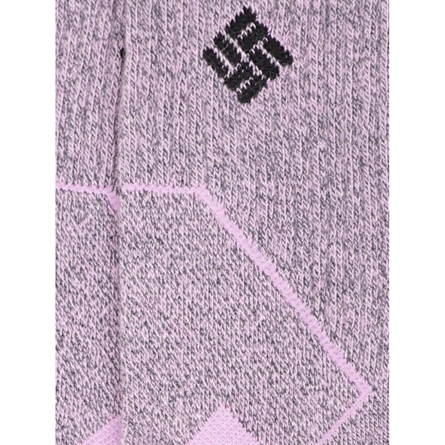 Columbia Unisex Purple HIKE CREW MEDIUM WEIGHT  (1 Pair) (Non Returnable) - Image 3