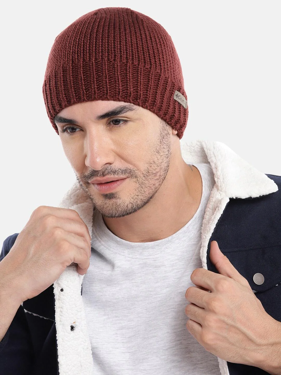 Columbia Unisex Pink Cascade Peak II Beanie - Image 4