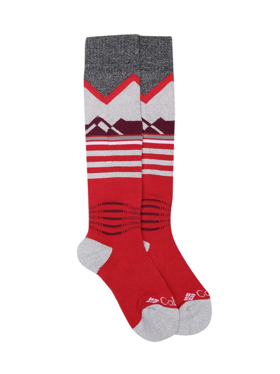 Columbia Unisex Red SOCKS MN 4P THML CREW FC 108N (1 Pair) (Non Returnable)