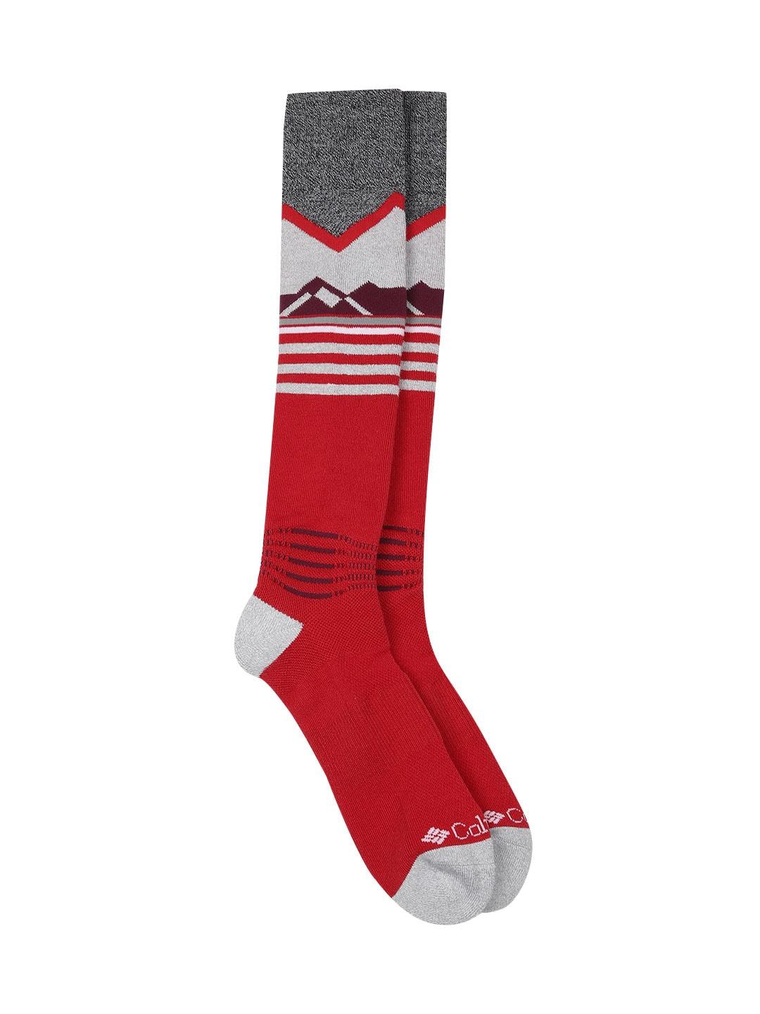 Columbia Unisex Red SOCKS UX 1P HIK CRW MD WT MED (1 Pair) (Non Returnable)