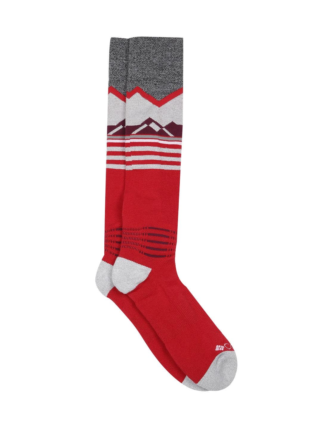 Columbia Unisex Red SOCKS UX 1P HIK CRW MD WT MED (1 Pair) (Non Returnable) - Image 2