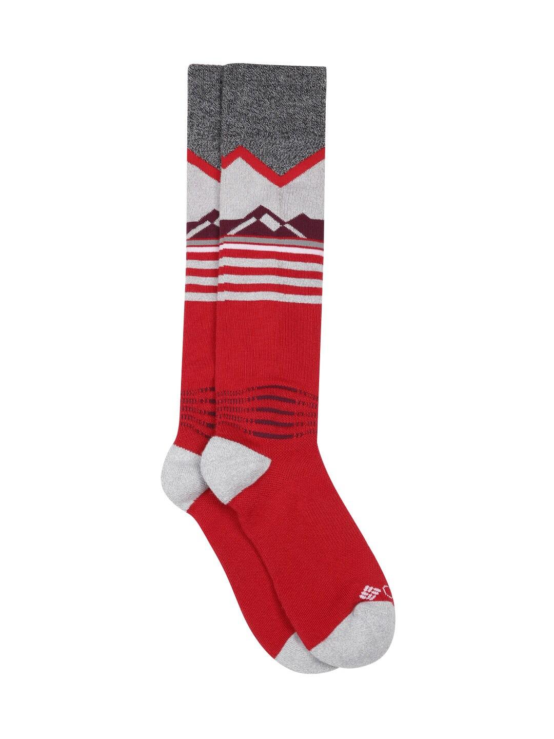 Columbia Unisex Red SOCKS UX 1P SKI OTC LRG 1 PAIR (1 Pair) (Non Returnable) - Image 2