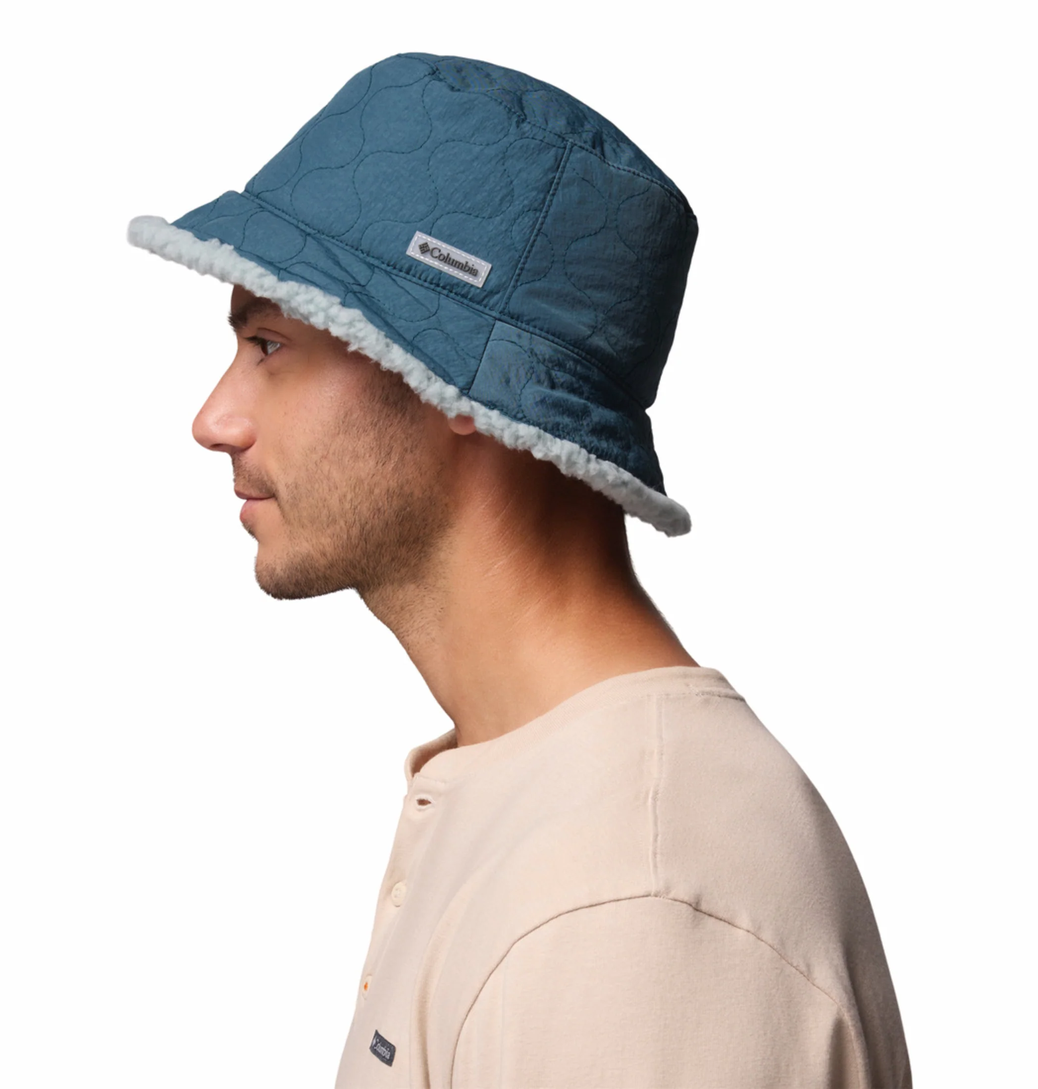 Columbia Unisex Teal OmniShield Winter Pass II Reversible Bucket Hat - Image 5