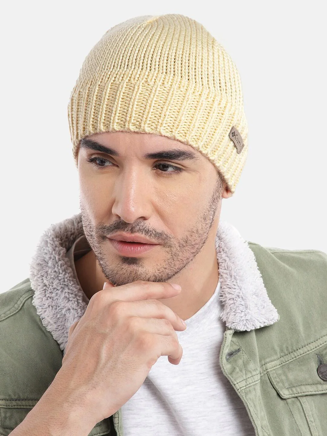 Columbia Unisex White Cascade Peak II Beanie - Image 4