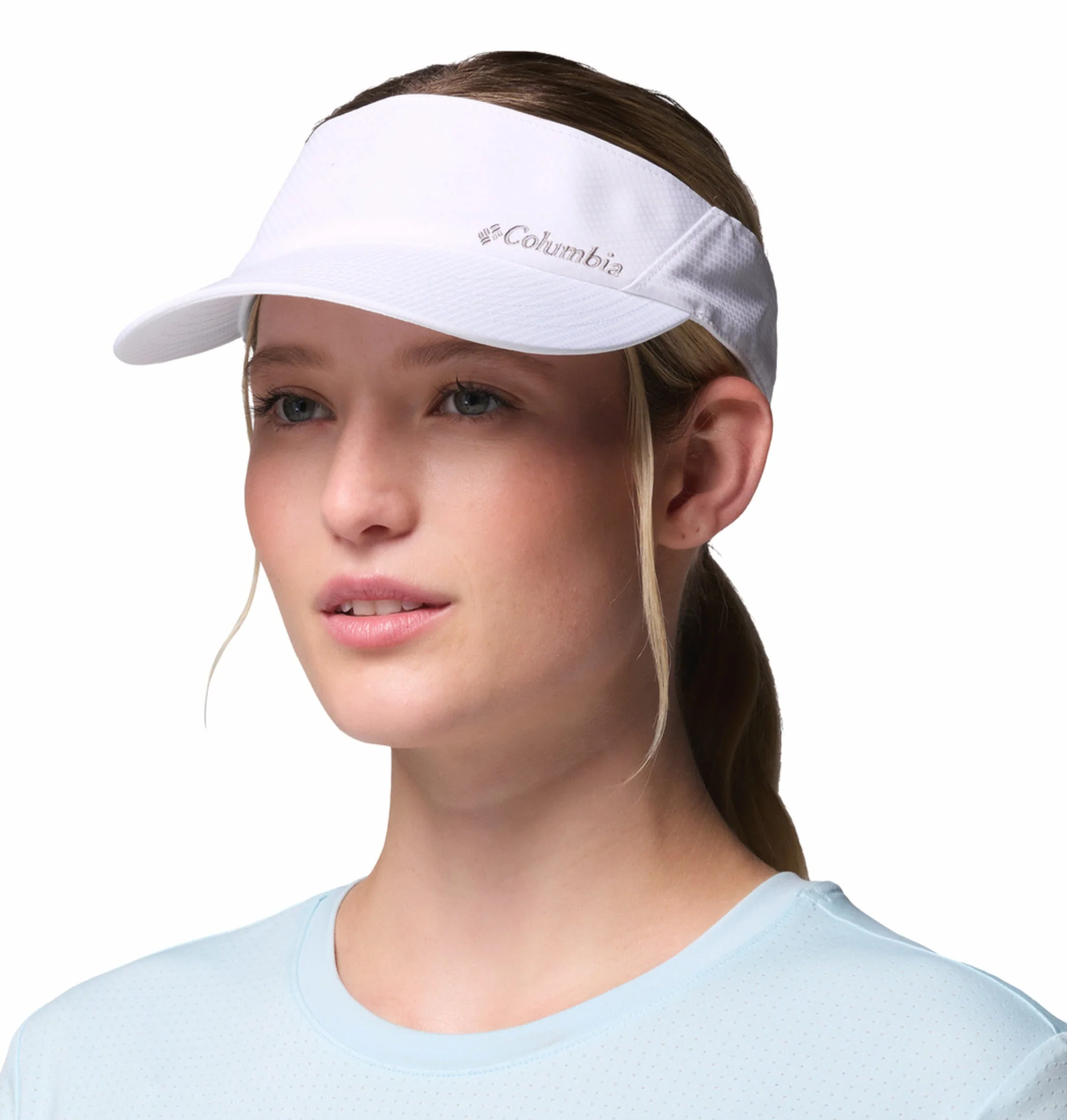 Columbia Unisex White Omni-Freeze Coolhead Visor - Image 5
