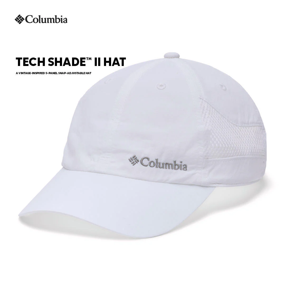 Columbia Unisex White Tech Shade II Hat