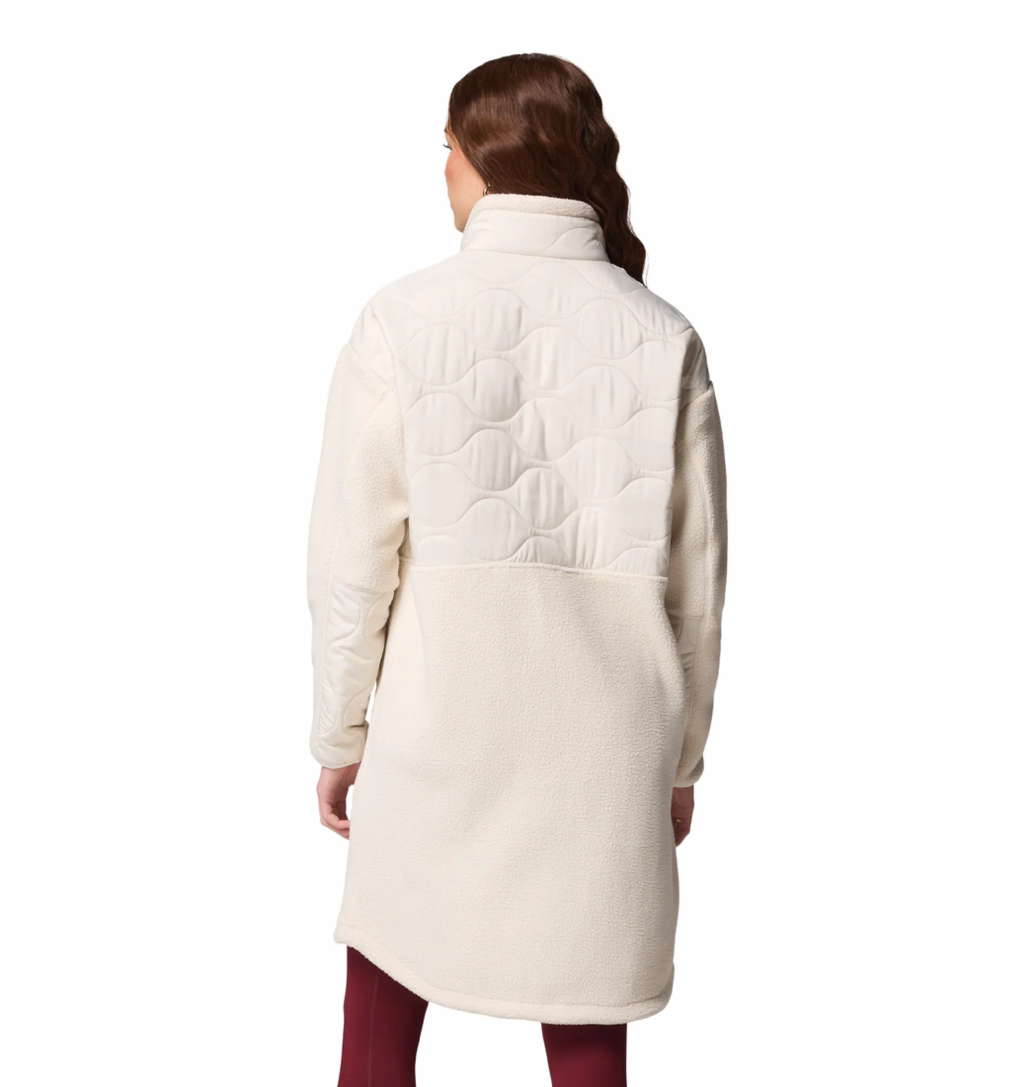 Columbia Women Beige Cloud Point Fleece Jacket - Image 4