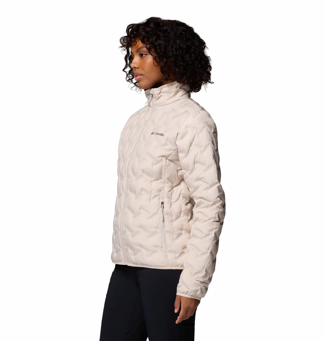 Columbia Women Beige Delta Ridge II Down Jacket (Plus Size) - Image 4
