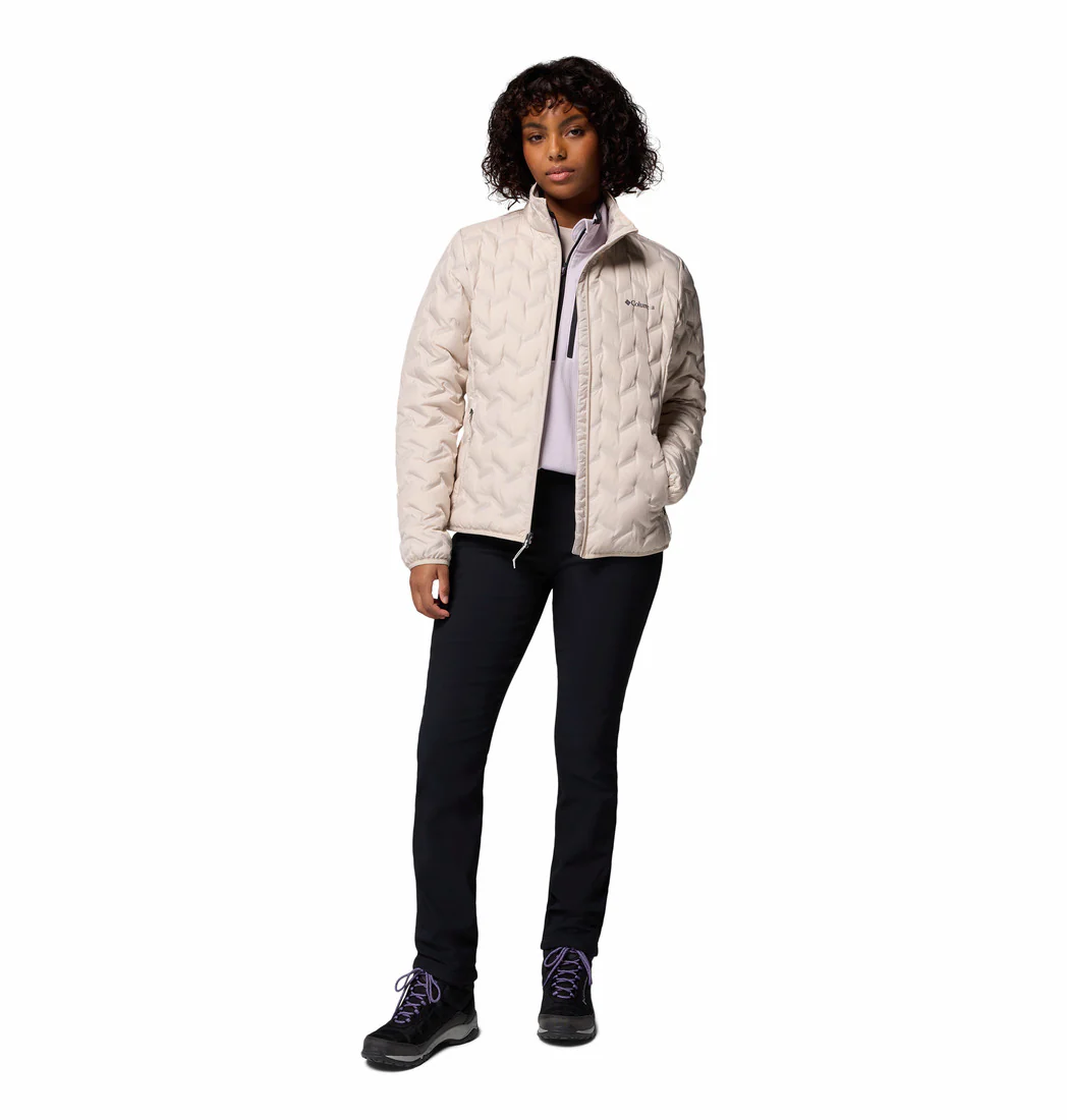 Columbia Women Beige Delta Ridge II Down Jacket (Plus Size) - Image 5