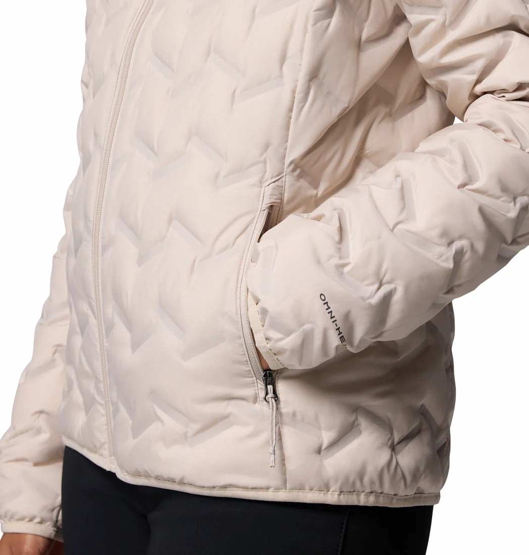 Columbia Women Beige Delta Ridge II Down Jacket (Plus Size) - Image 8