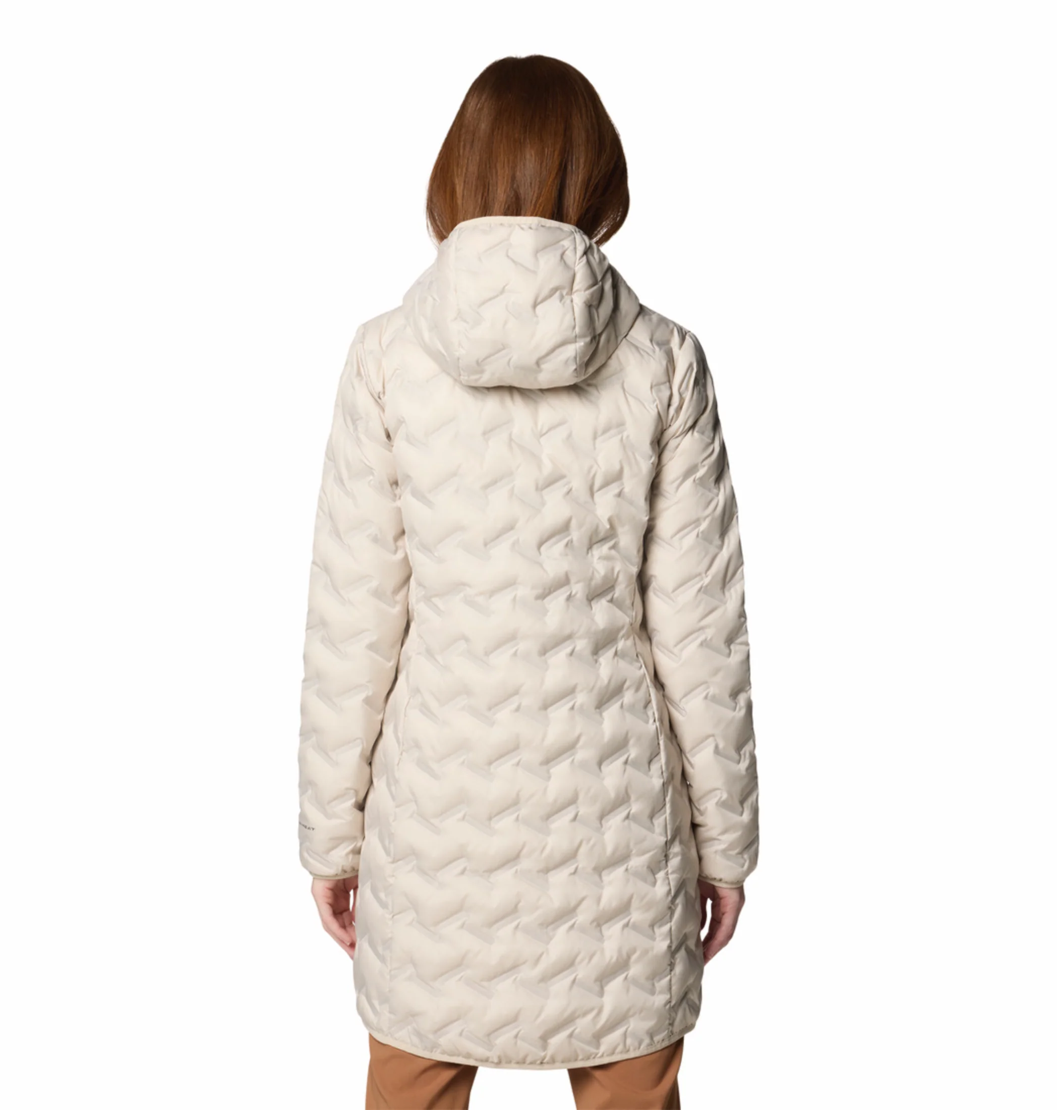 Columbia Women Beige HEAT SEAL Delta Ridge II Down Jacket - Image 4