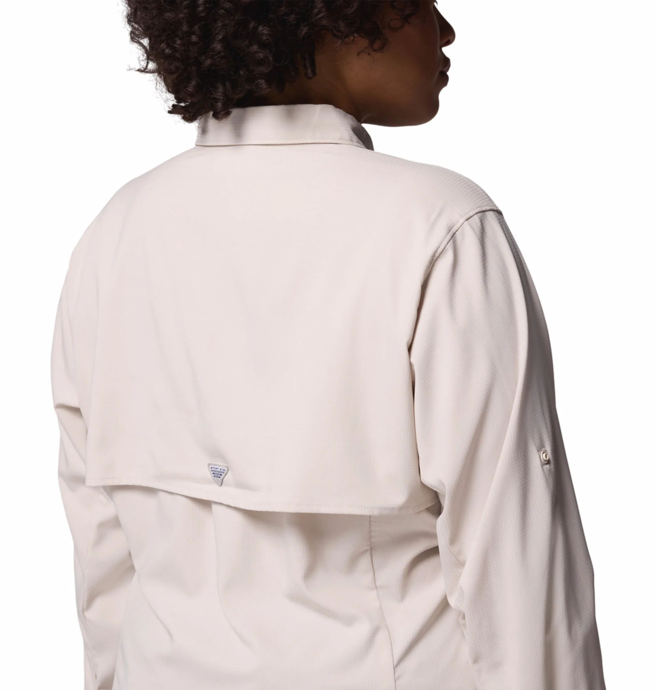 Columbia Women Beige Omni-Shade Tamiami II Long Sleeve Shirt - Image 11
