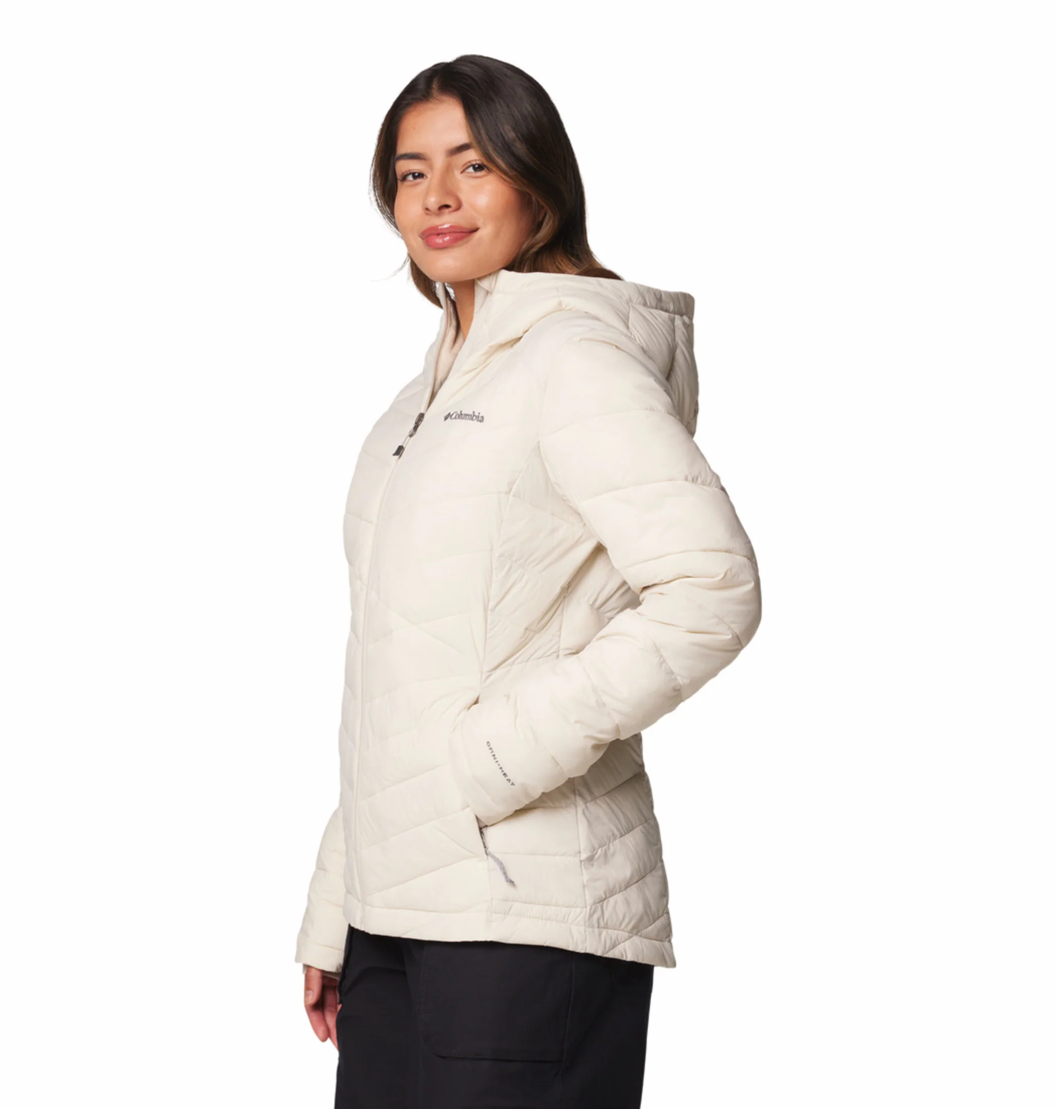 Columbia Women Beige OmniHeat Infinity Joy Peak II Down Jacket - Image 5