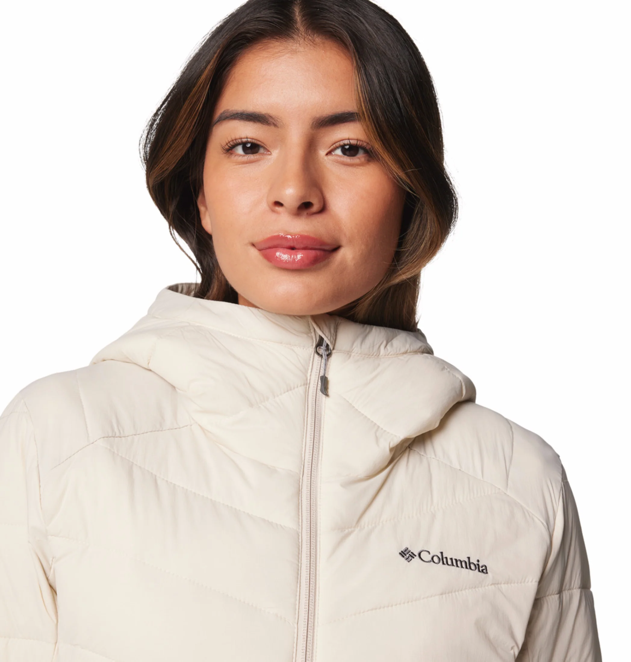 Columbia Women Beige OmniHeat Infinity Joy Peak II Down Jacket - Image 8