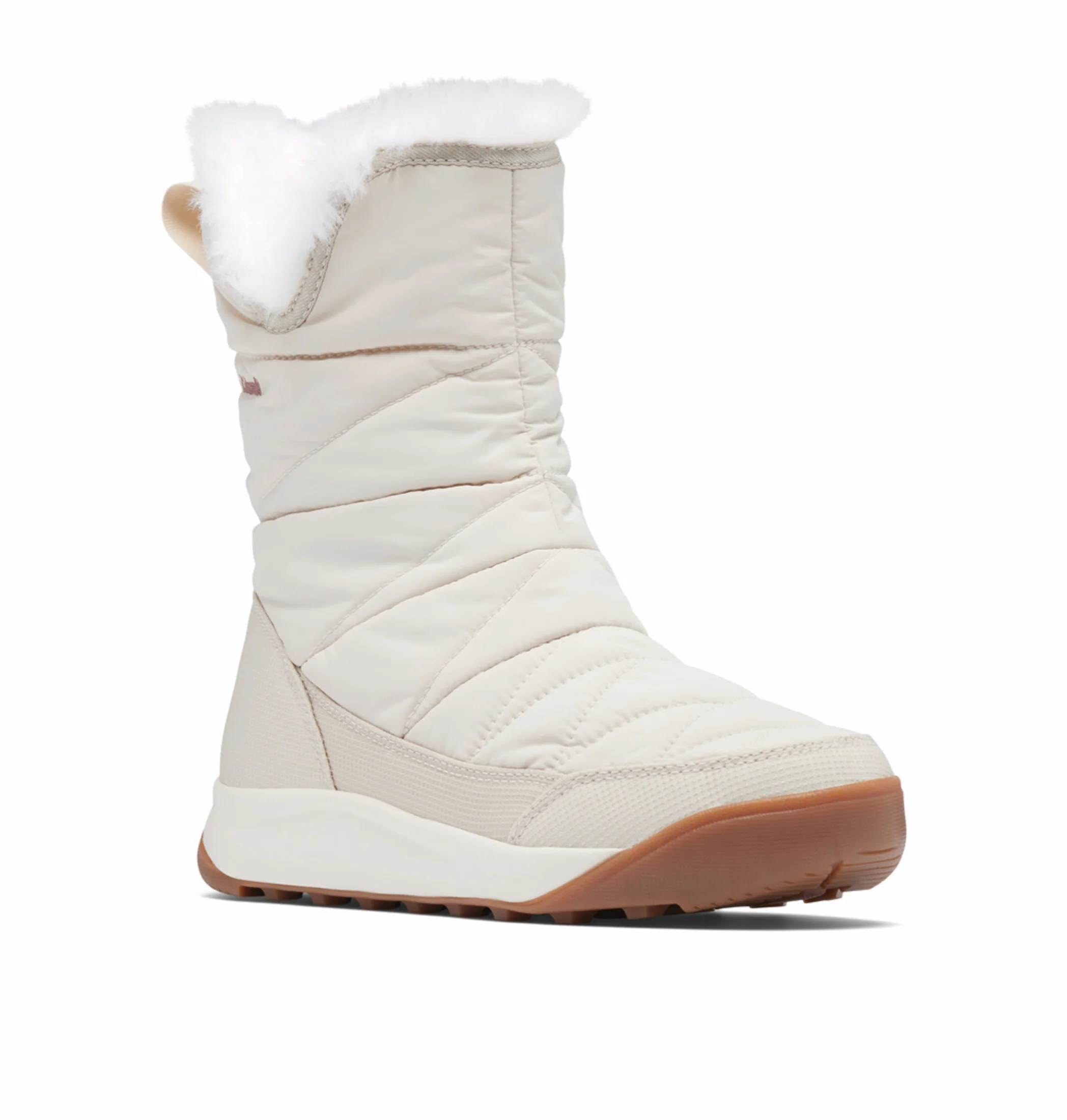 Columbia Women Beige OmniHeat Reflective Minx Slip V Waterproof Snow Sports Boots - Image 10