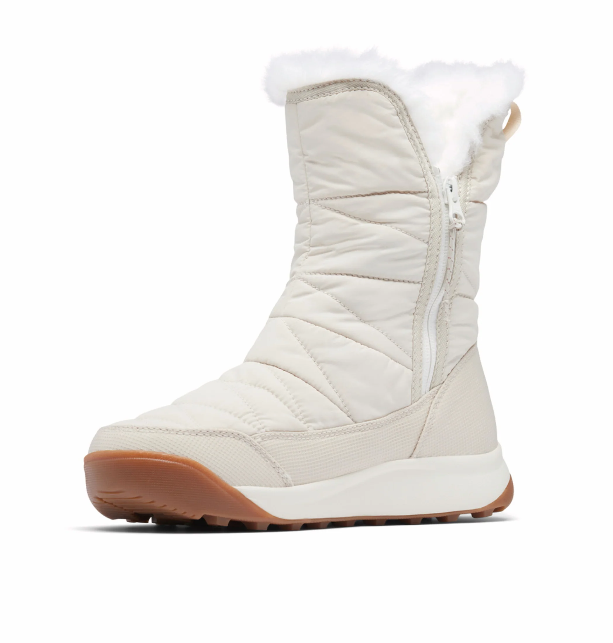 Columbia Women Beige OmniHeat Reflective Minx Slip V Waterproof Snow Sports Boots - Image 11