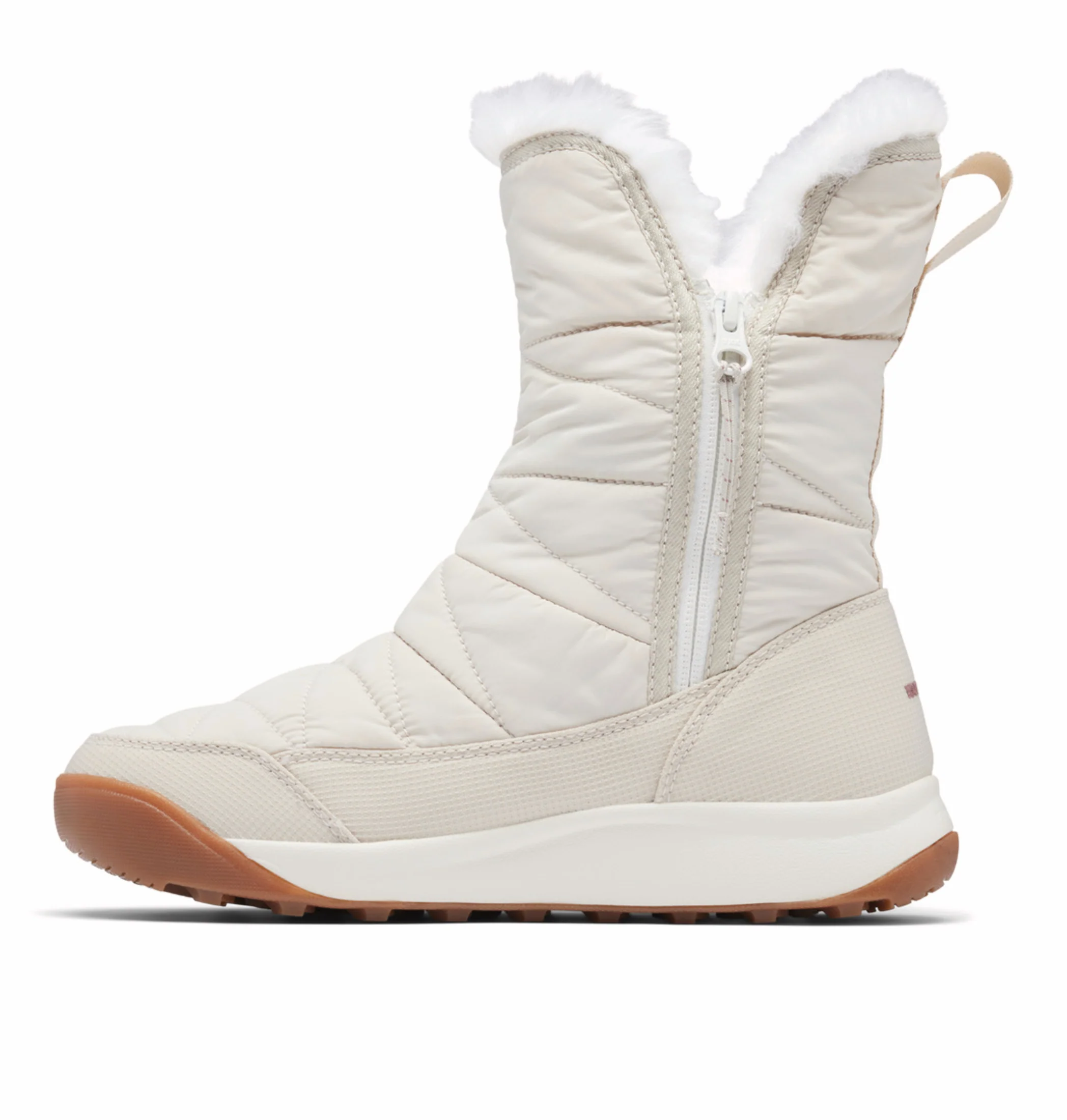 Columbia Women Beige OmniHeat Reflective Minx Slip V Waterproof Snow Sports Boots - Image 4