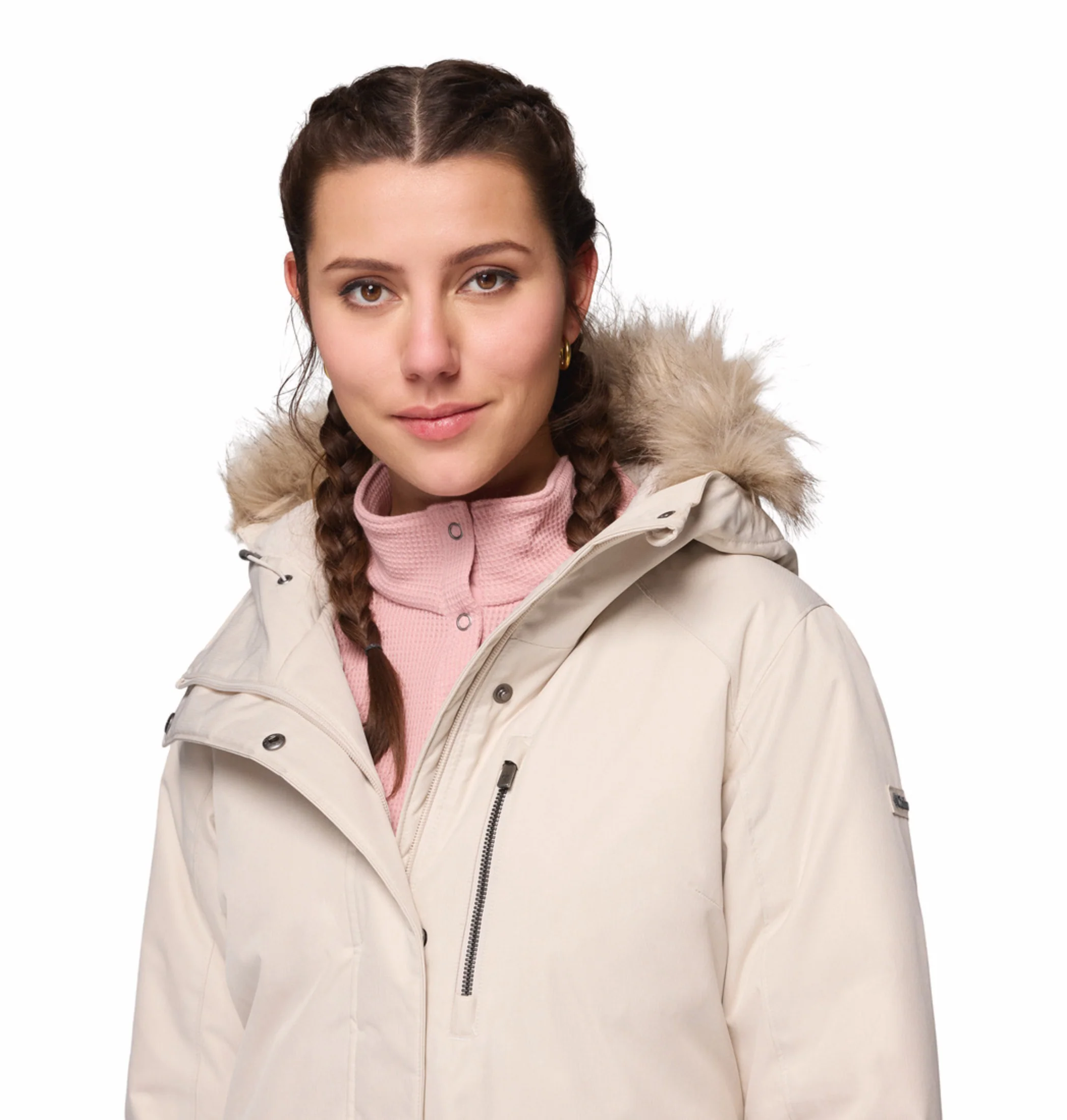 Columbia Women Beige OmniHeat Reflective Suttle Mountain Insulated Jacket - Image 9