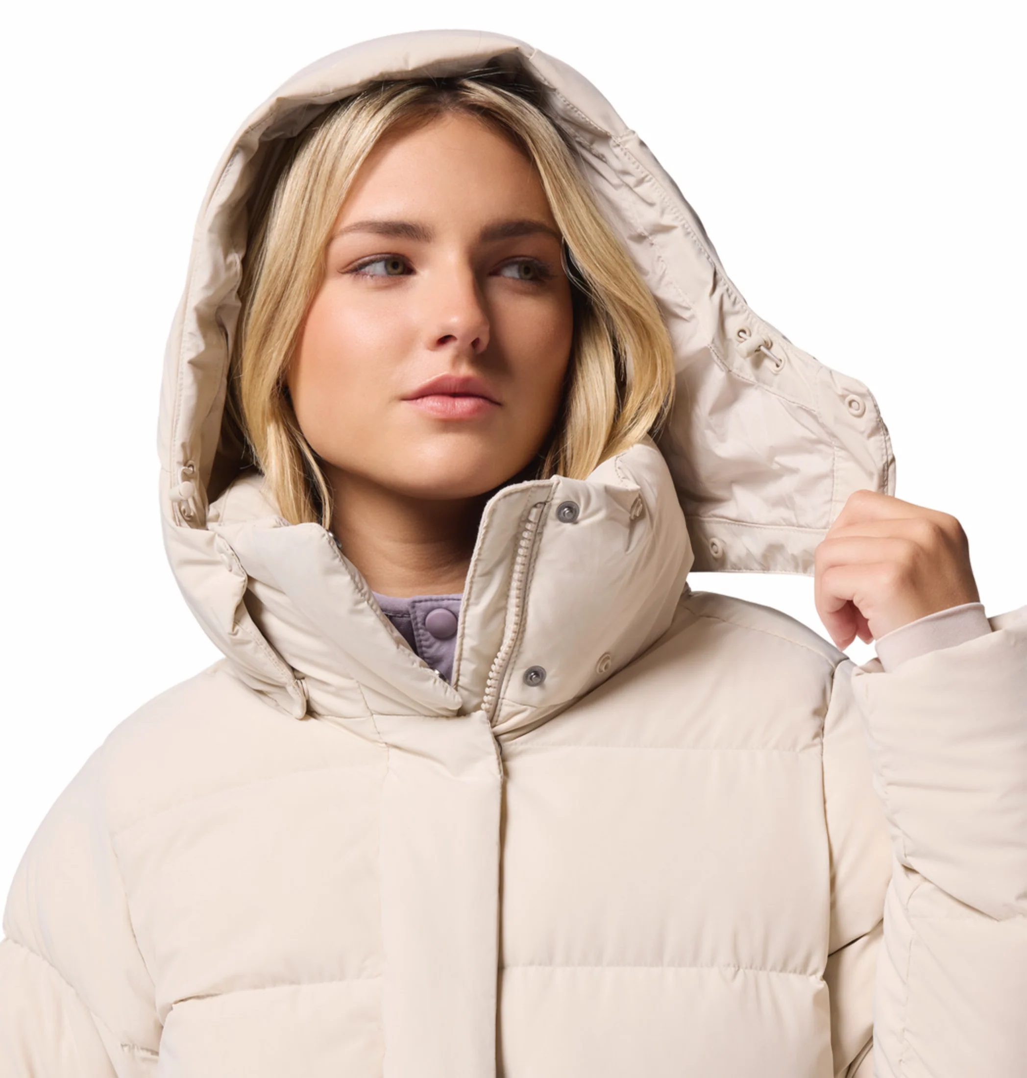 Columbia Women Beige OmniShield Amaze Puff Jacket - Image 13