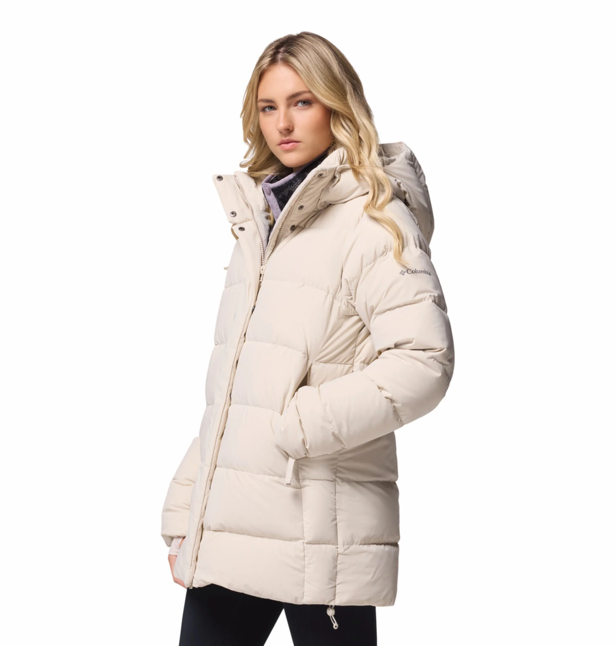 Columbia Women Beige OmniShield Amaze Puff Jacket - Image 4