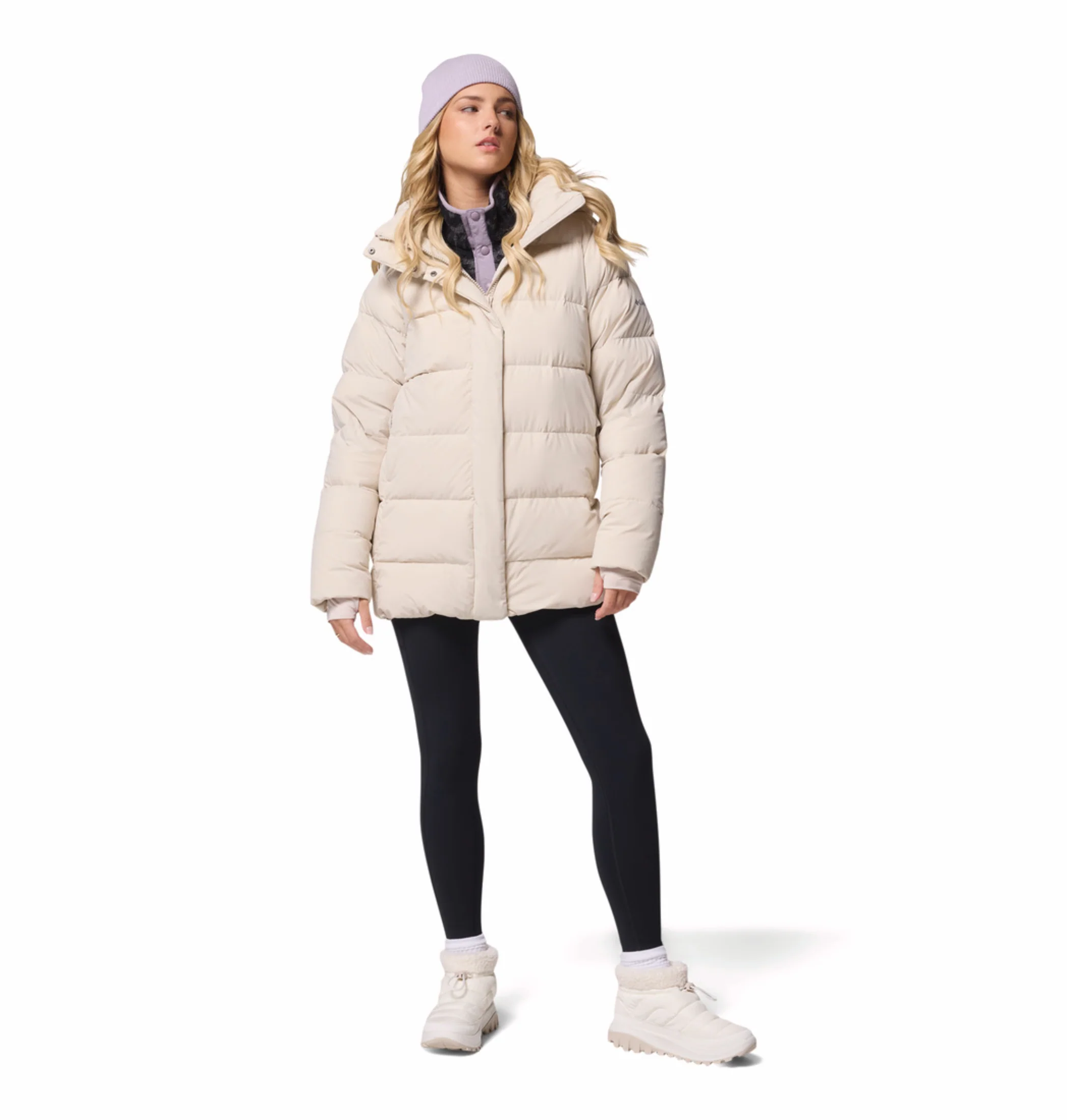 Columbia Women Beige OmniShield Amaze Puff Jacket - Image 5