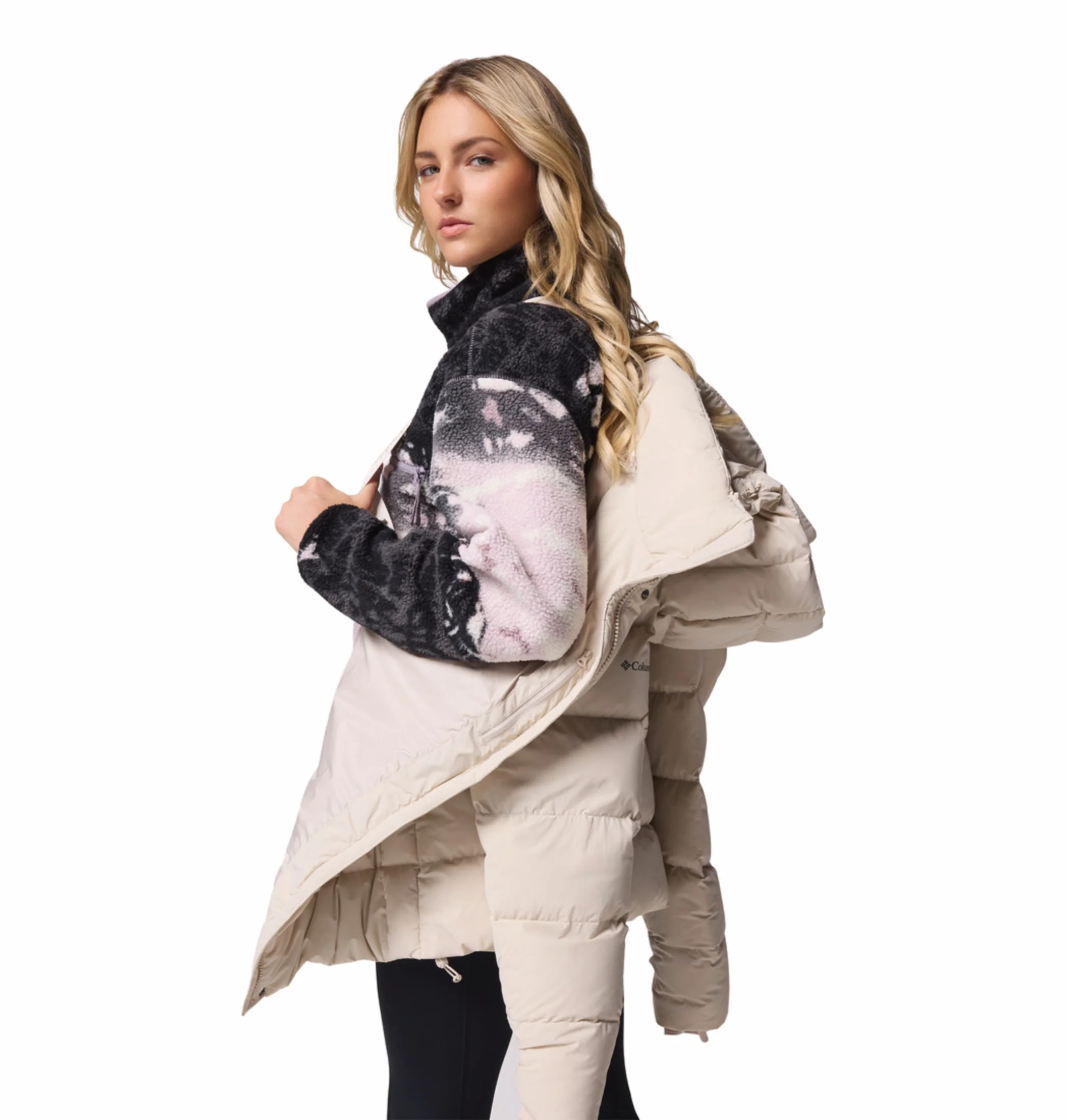 Columbia Women Beige OmniShield Amaze Puff Jacket - Image 8