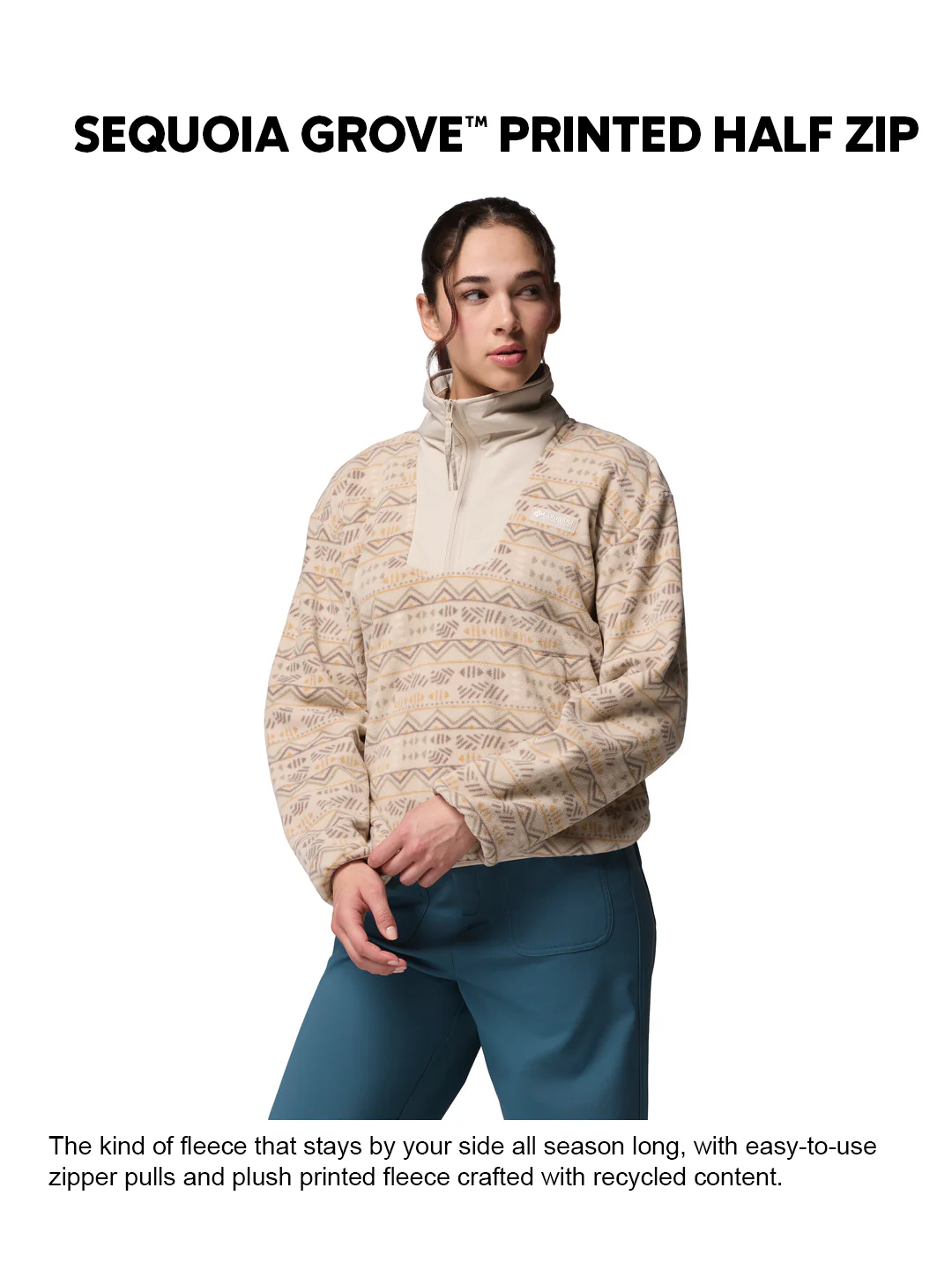 Columbia Women Beige Sequoia Grove Pullover - Image 2