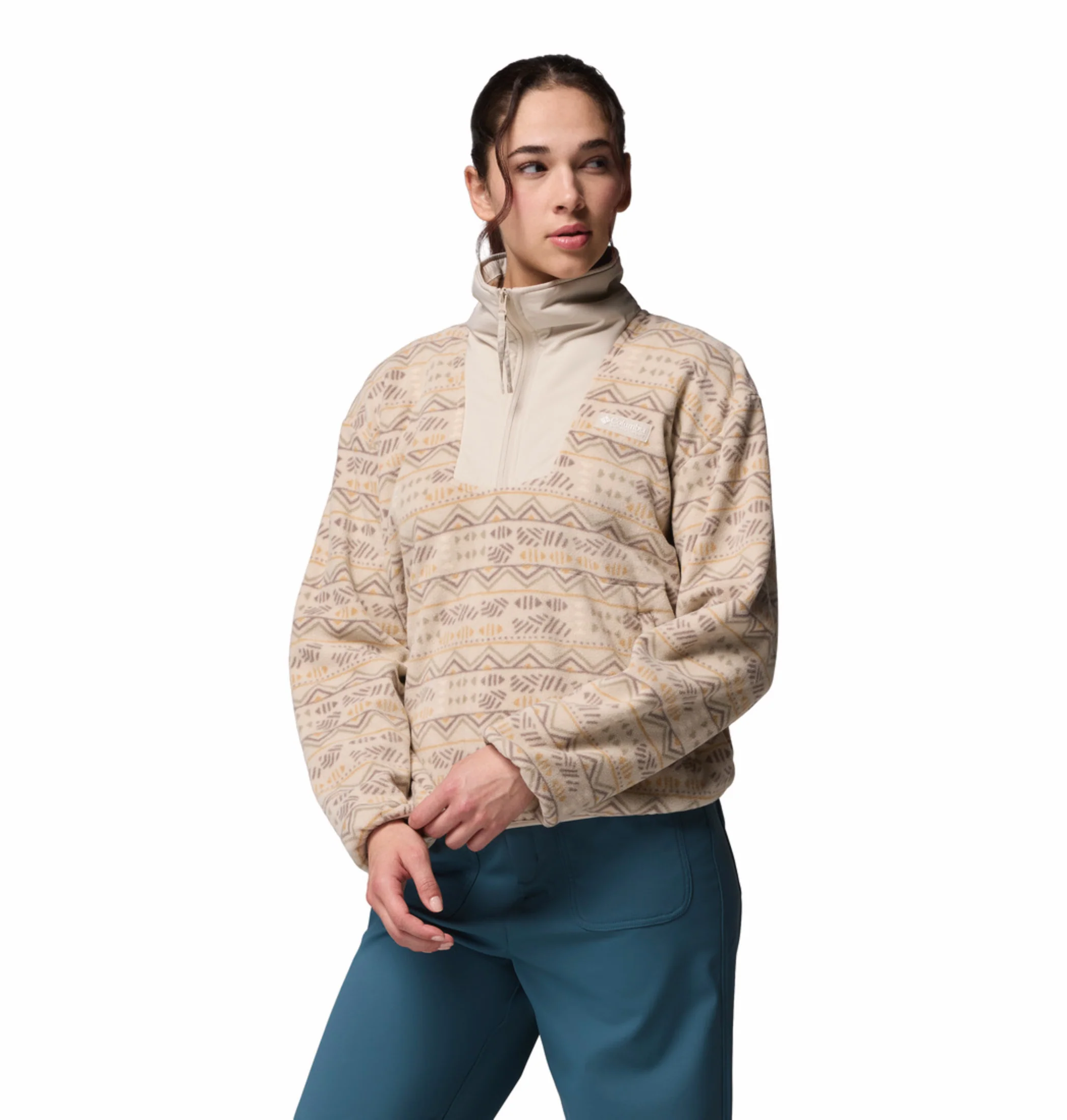 Columbia Women Beige Sequoia Grove Pullover - Image 5