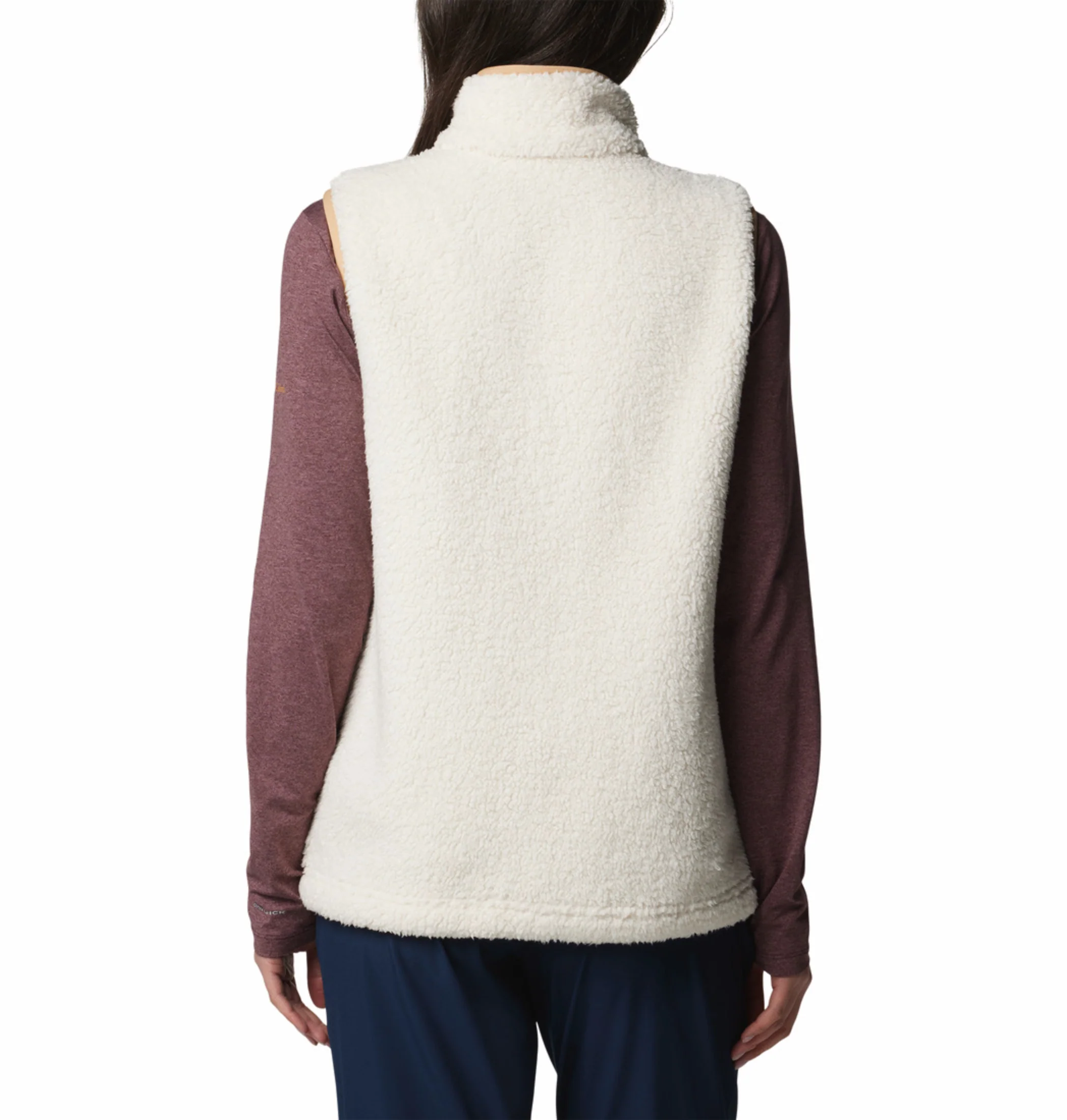 Columbia Women Beige West Bend II Fleece Vest - Image 4