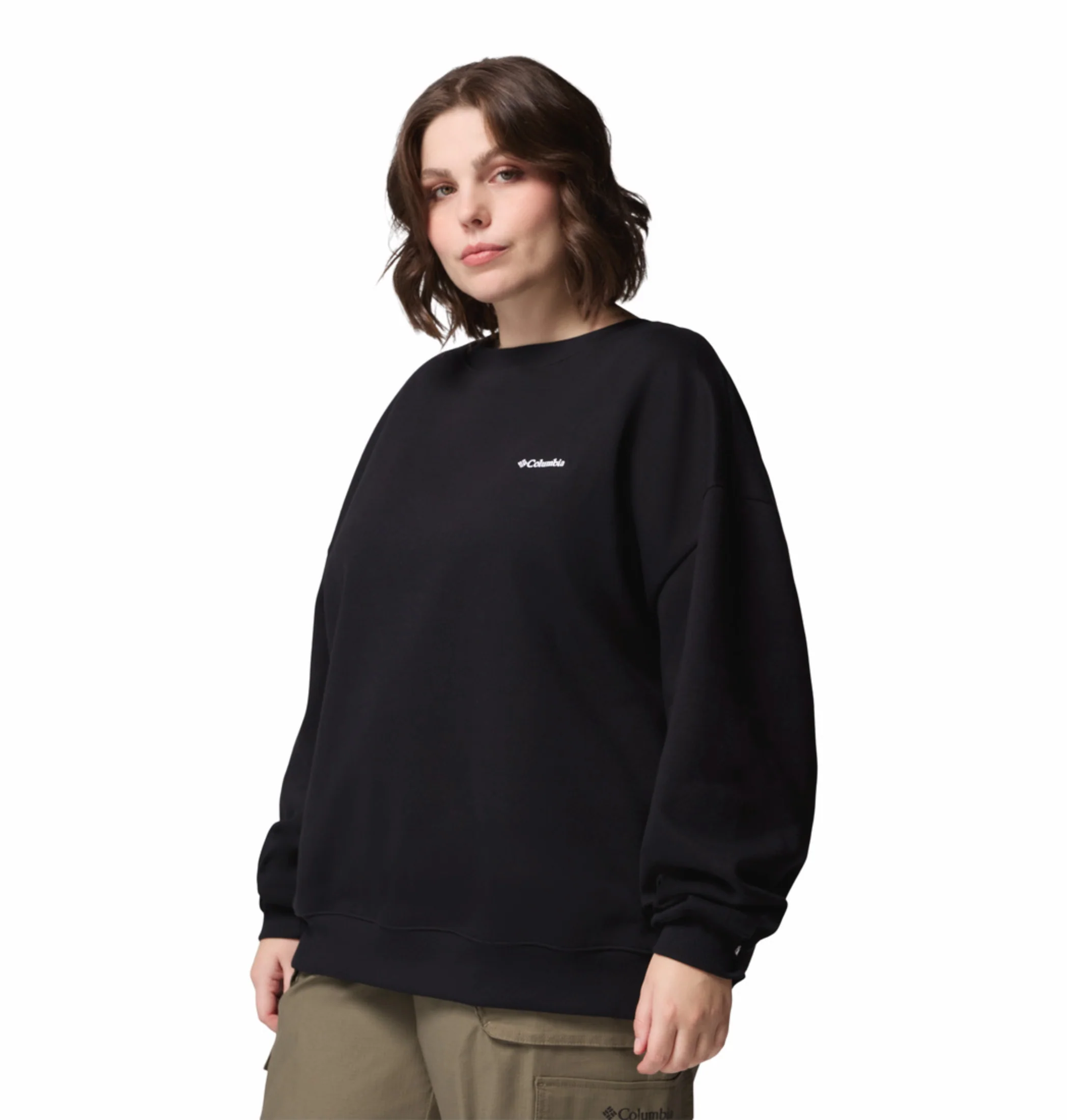 Columbia Women Black Aldermore Crew Sweatshirt - Image 5