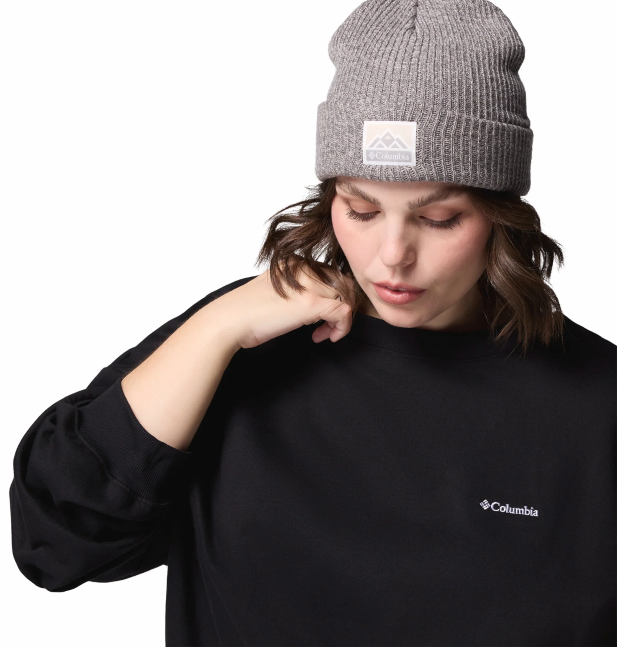Columbia Women Black Aldermore Crew Sweatshirt - Image 7