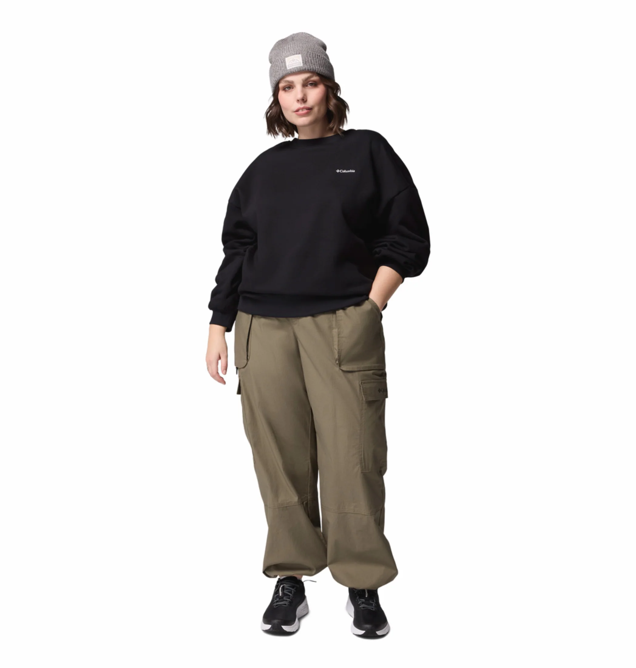 Columbia Women Black Aldermore Crew Sweatshirt - Image 9