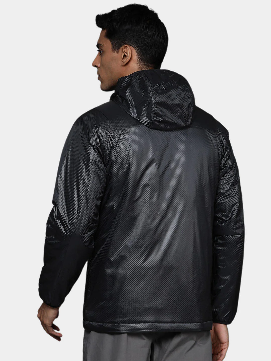 Columbia Men Black Arch Rock Double Wall Elite Hooded Jacket - Image 13