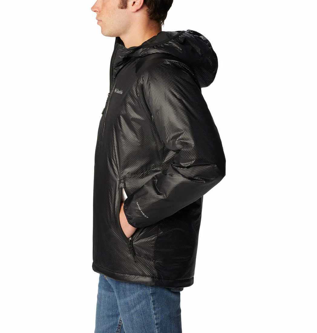 Columbia Men Black Arch Rock Double Wall Elite Hooded Jacket - Image 2