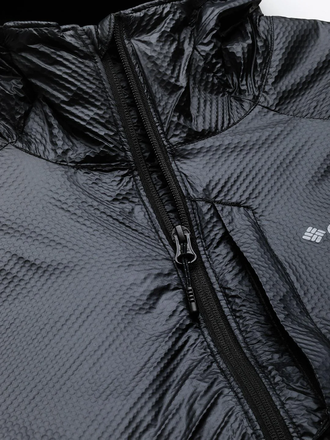 Columbia Men Black Arch Rock Double Wall Elite Hooded Jacket - Image 7