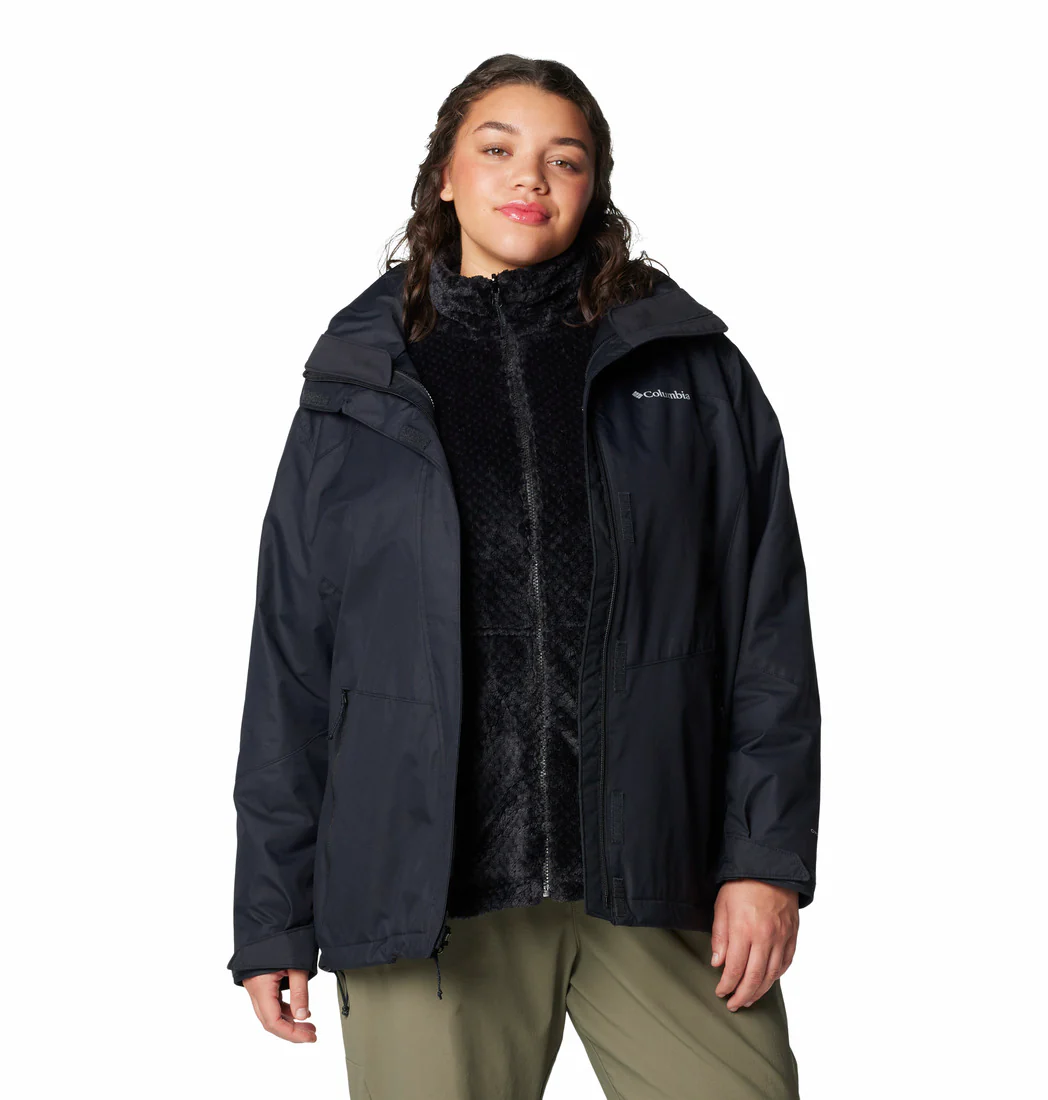 Columbia Women Black Bugaboo III Fleece Interchange Jacket (Plus Size) - Image 5