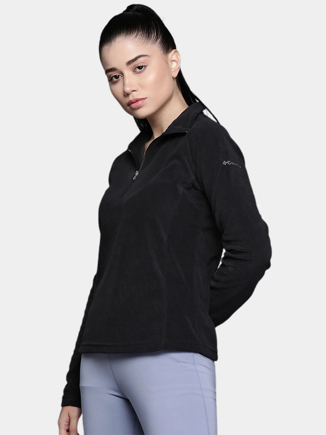 Columbia Women Black Glacial IV 1/2 Zip - Image 11