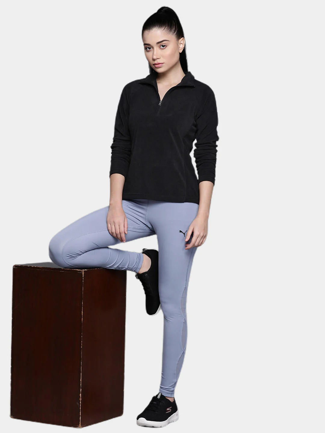 Columbia Women Black Glacial IV 1/2 Zip - Image 8